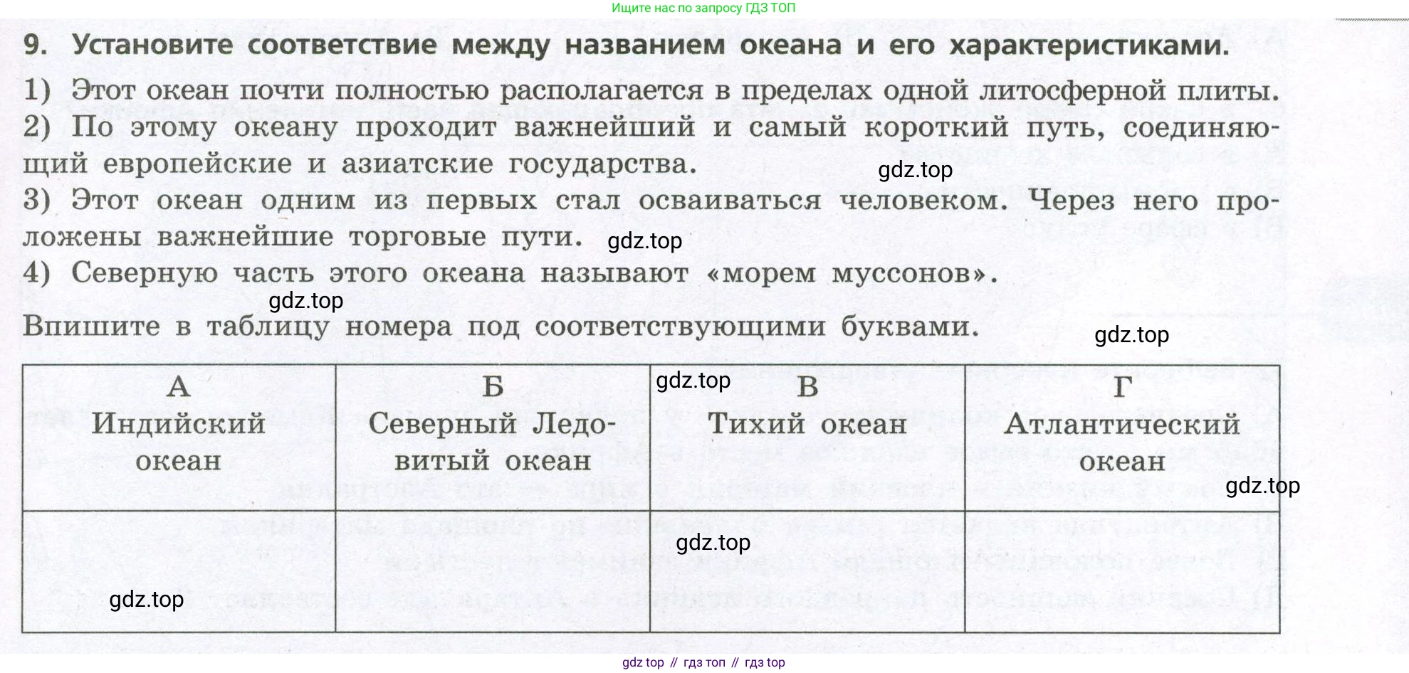 География, 7 класс Проверочные работы, авторы: Бондарева Мария Владимировна, Шидловский Игорь Михайлович, издательство Просвещение, Москва, 2023, жёлтого цвета, страница 27, номер 9, Условие