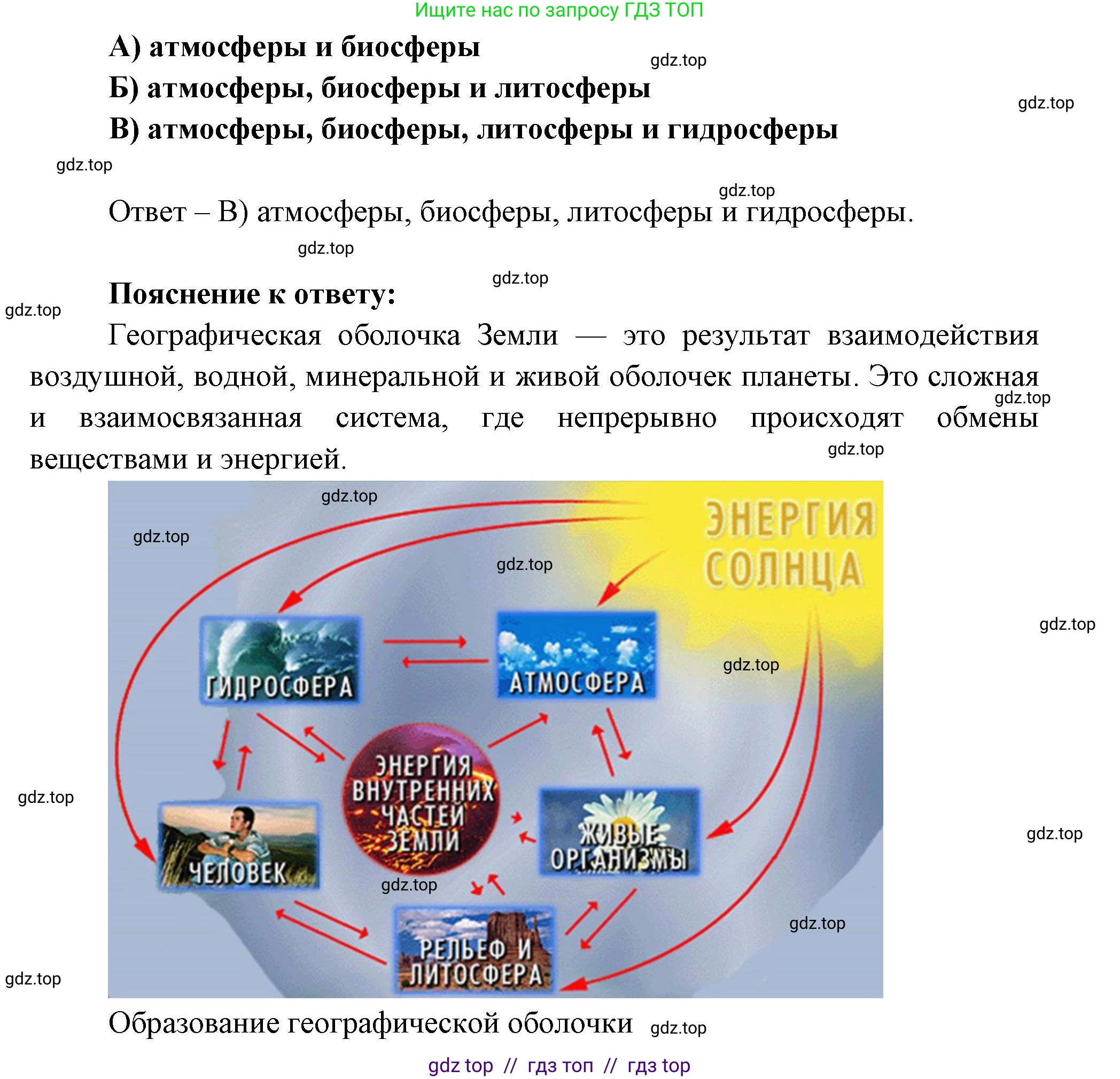 География, 7 класс Проверочные работы, авторы: Бондарева Мария Владимировна, Шидловский Игорь Михайлович, издательство Просвещение, Москва, 2023, жёлтого цвета, страница 20, номер 2, Решение 2 (продолжение 2)