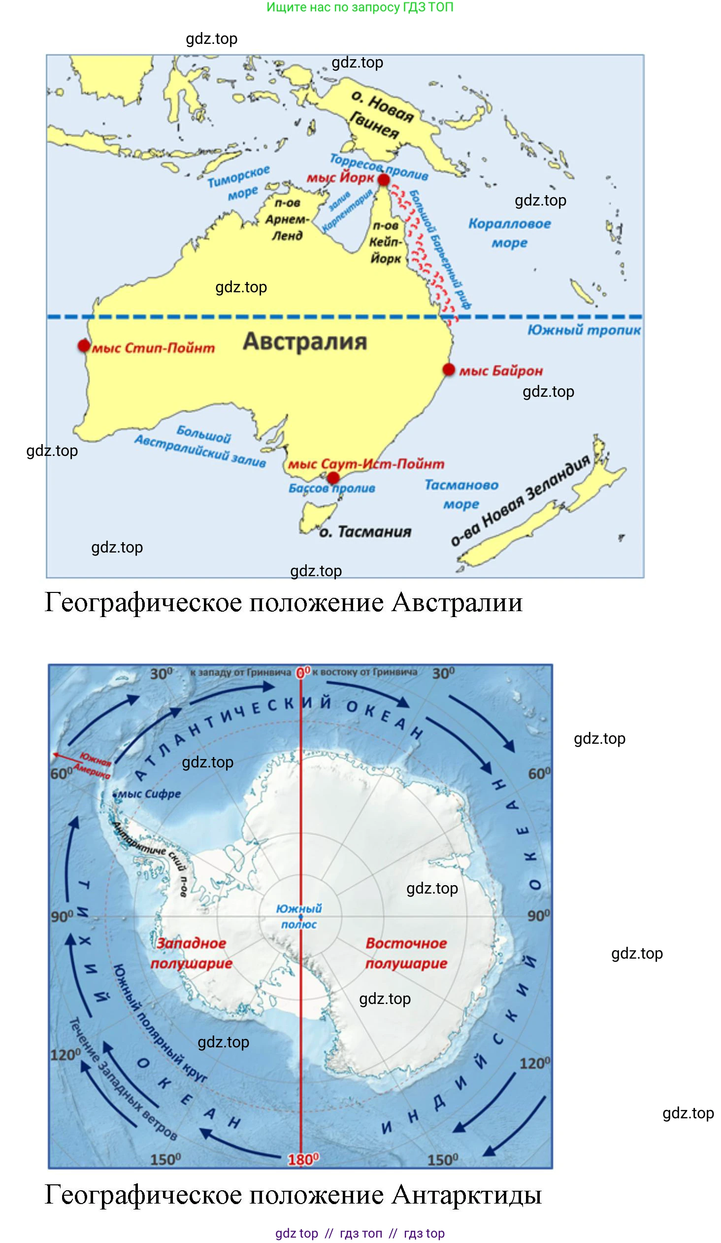 География, 7 класс Проверочные работы, авторы: Бондарева Мария Владимировна, Шидловский Игорь Михайлович, издательство Просвещение, Москва, 2023, жёлтого цвета, страница 30, номер 1, Решение 2 (продолжение 2)