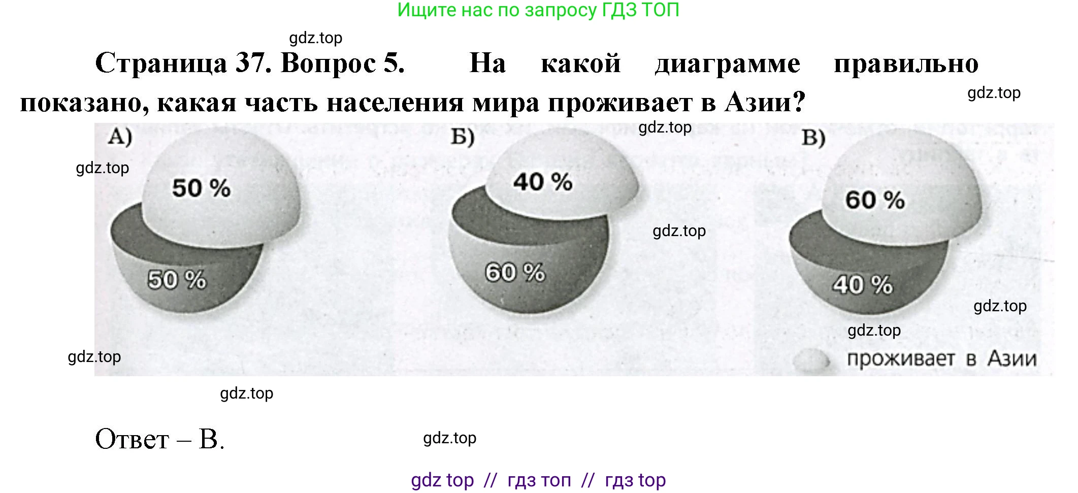 География, 7 класс Проверочные работы, авторы: Бондарева Мария Владимировна, Шидловский Игорь Михайлович, издательство Просвещение, Москва, 2023, жёлтого цвета, страница 37, номер 5, Решение 2