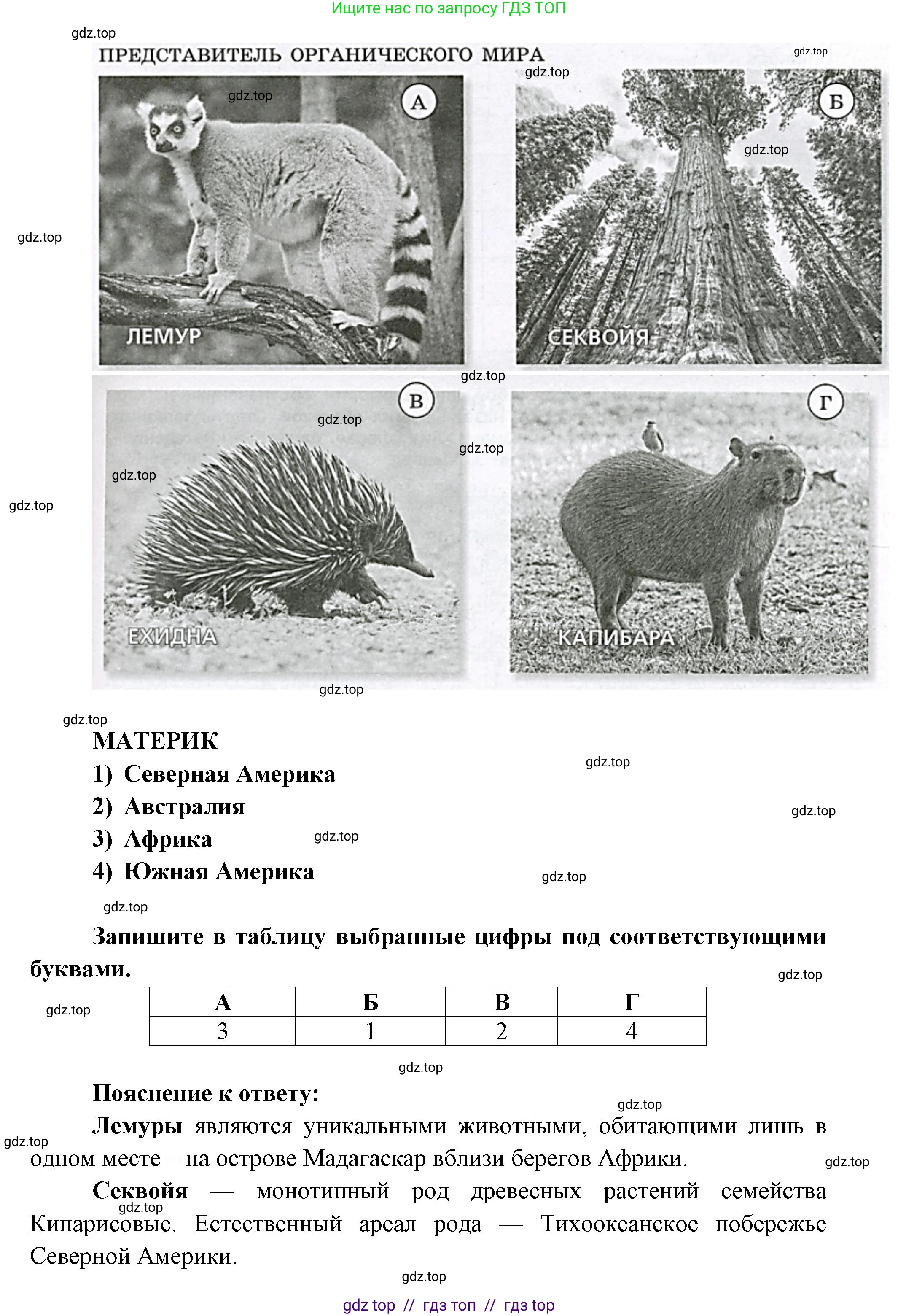 География, 7 класс Проверочные работы, авторы: Бондарева Мария Владимировна, Шидловский Игорь Михайлович, издательство Просвещение, Москва, 2023, жёлтого цвета, страница 42, номер 7, Решение 2 (продолжение 2)