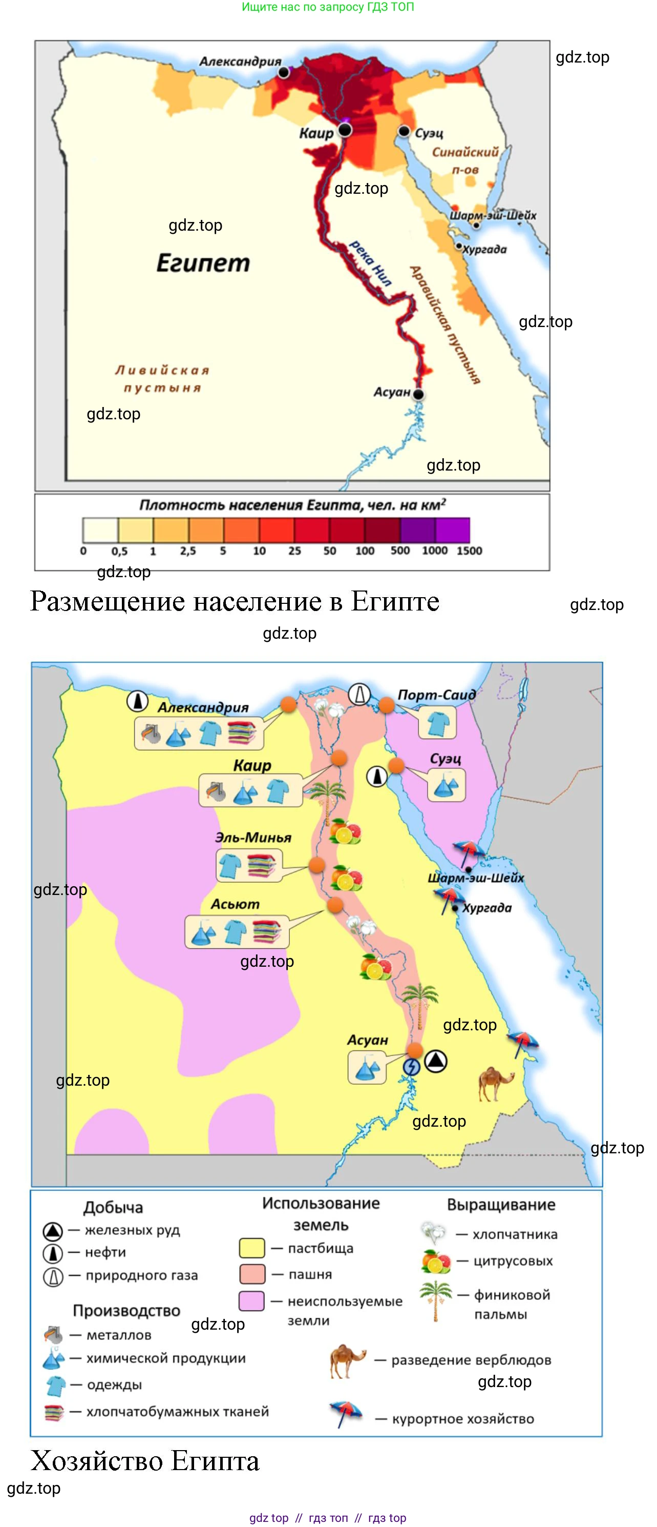 География, 7 класс Проверочные работы, авторы: Бондарева Мария Владимировна, Шидловский Игорь Михайлович, издательство Просвещение, Москва, 2023, жёлтого цвета, страница 43, номер 8, Решение 2 (продолжение 2)