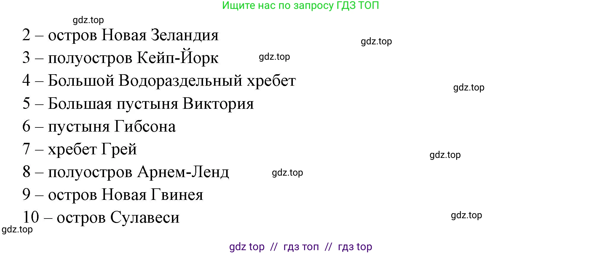 География, 7 класс Проверочные работы, авторы: Бондарева Мария Владимировна, Шидловский Игорь Михайлович, издательство Просвещение, Москва, 2023, жёлтого цвета, страница 61, номер 6, Решение 2 (продолжение 2)
