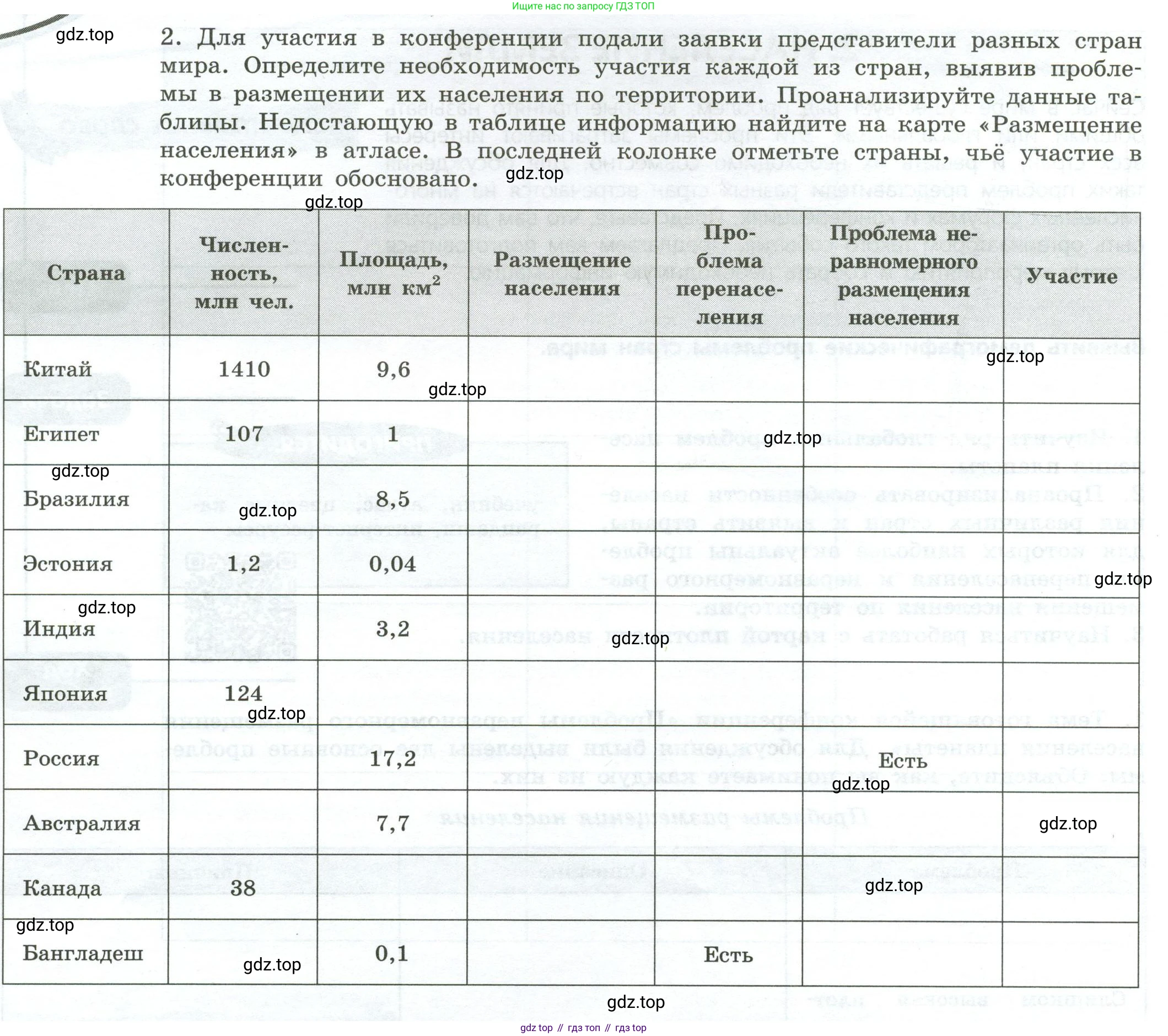 География, 7 класс Практические работы, автор: Дубинина Софья Петровна, издательство Просвещение, Москва, 2023, жёлтого цвета, страница 8, номер 2, Условие