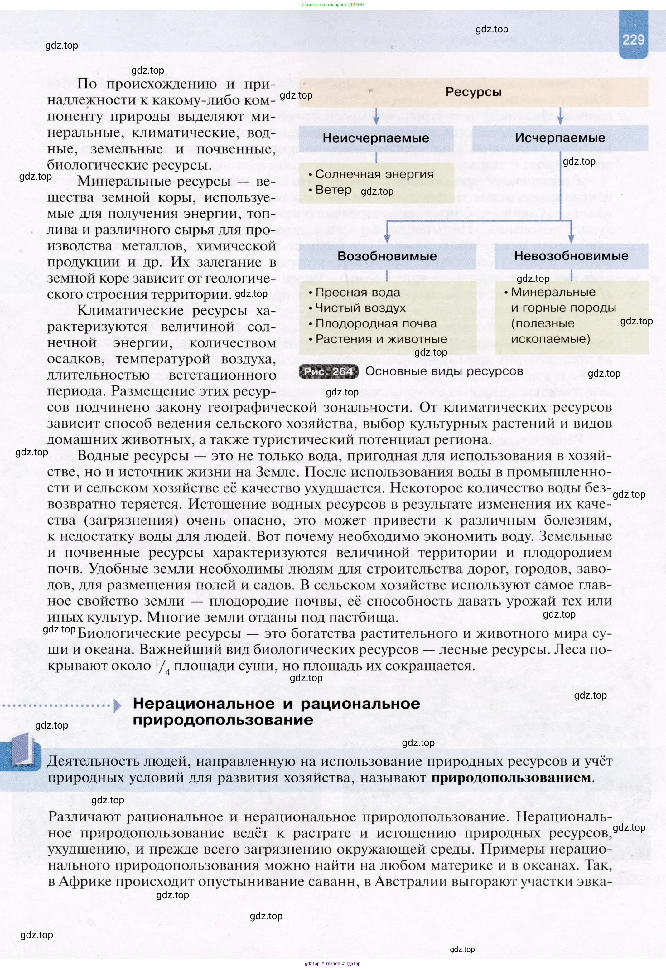 География, 7 класс Учебник, авторы: Душина Ираида Владимировна, Смоктунович Татьяна Леонидовна, издательство Просвещение, Москва, 2021, бирюзового цвета, страница 229