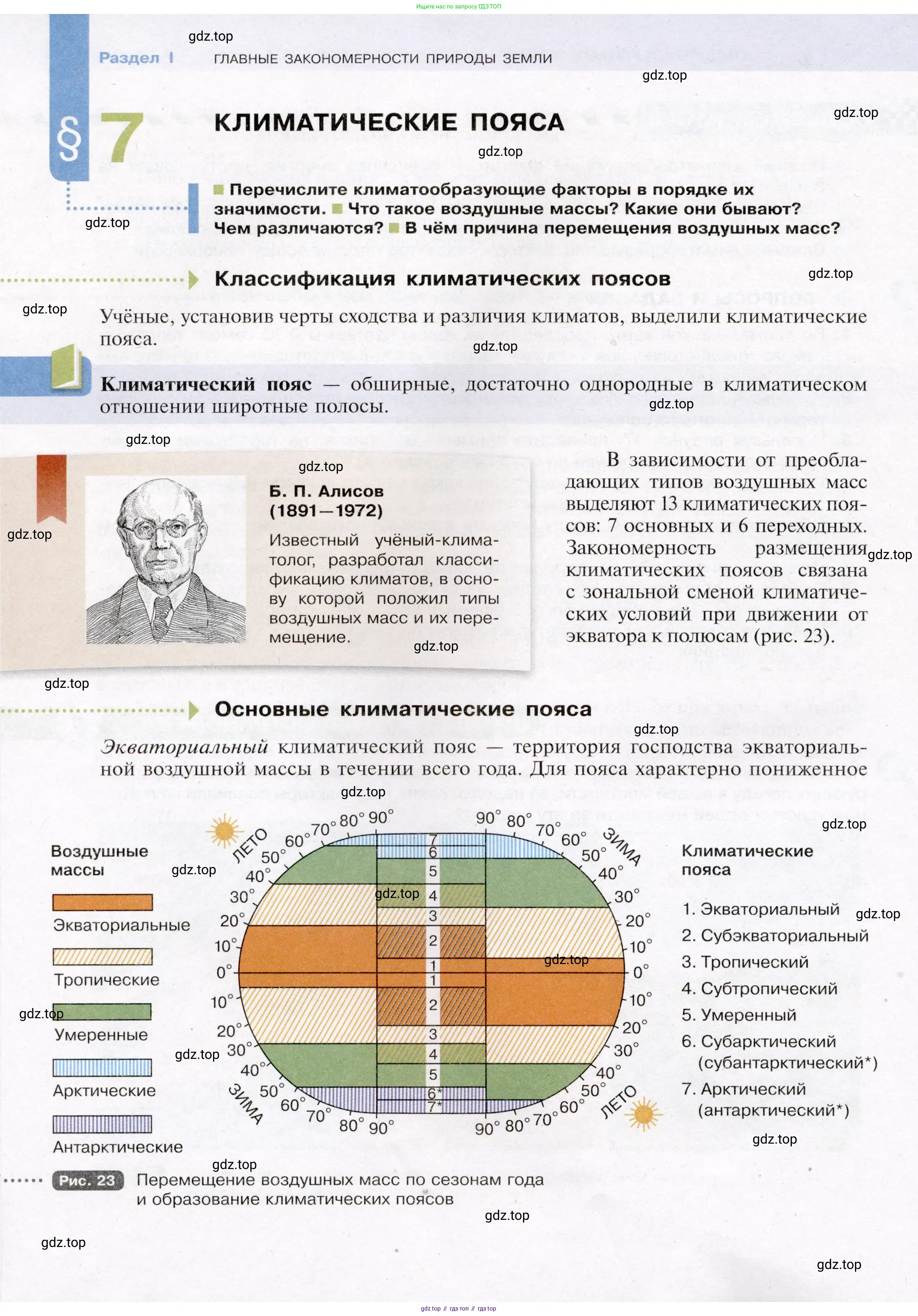 География, 7 класс Учебник, авторы: Душина Ираида Владимировна, Смоктунович Татьяна Леонидовна, издательство Просвещение, Москва, 2021, бирюзового цвета, страница 30
