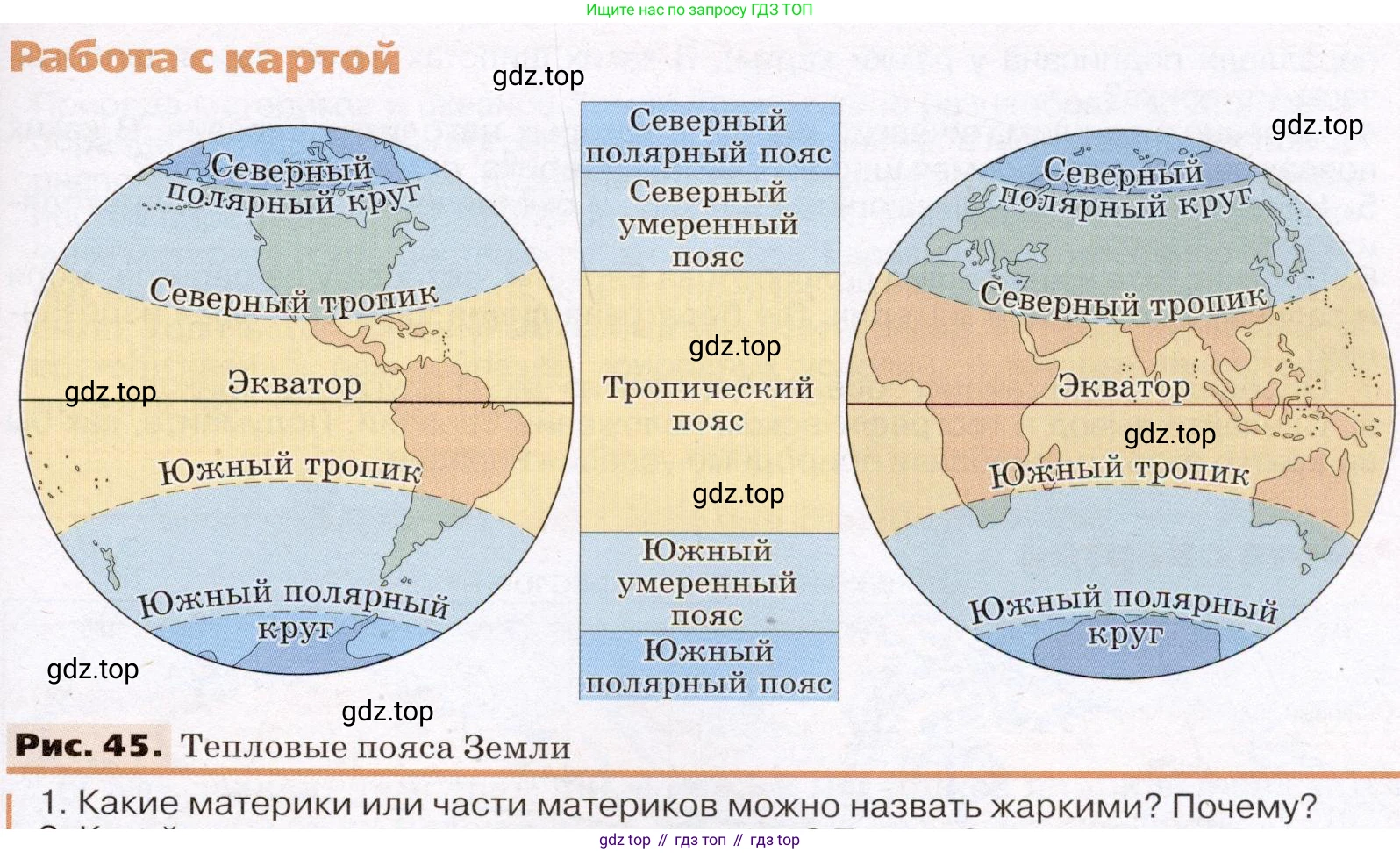 География, 7 класс Учебник, авторы: Климанова Оксана Александровна, Климанов Владимир Викторович, Ким Эльвира Васильевна, Сиротин Владимир Иванович, издательство Просвещение, Москва, 2021, белого цвета, страница 83, номер 1, Условие