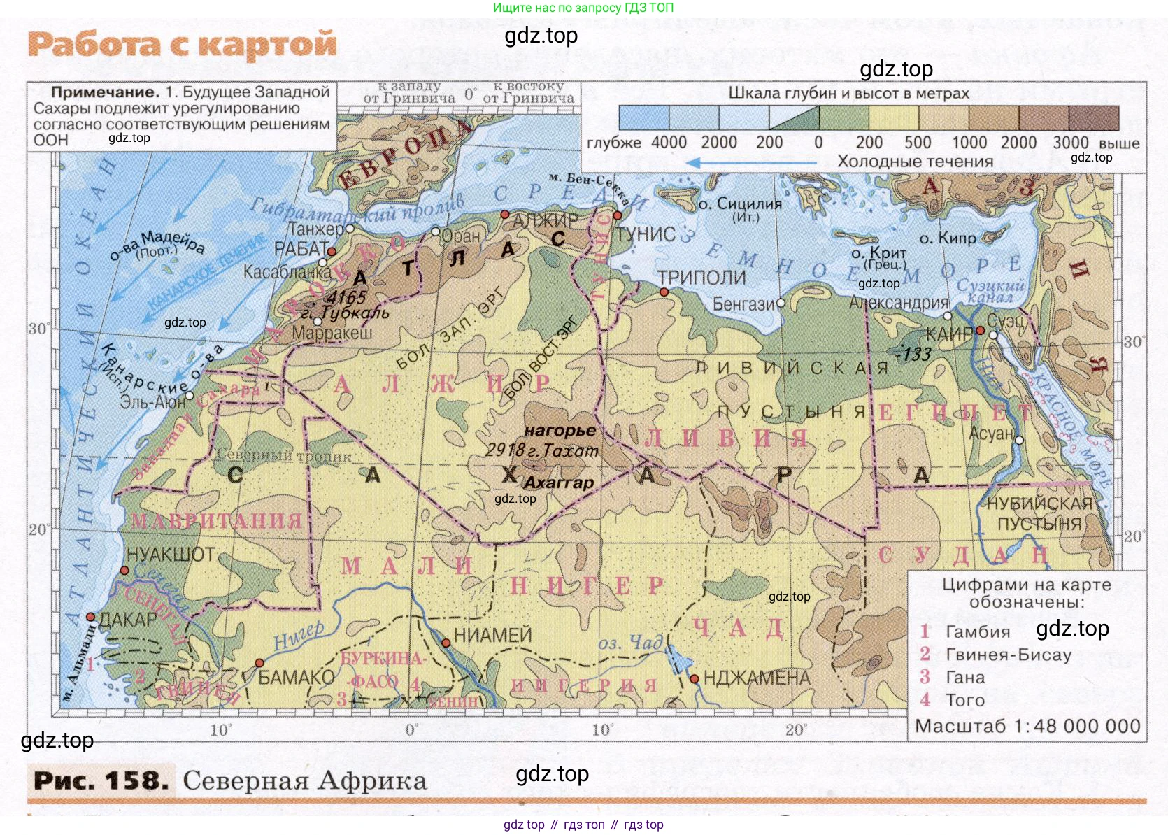 География, 7 класс Учебник, авторы: Климанова Оксана Александровна, Климанов Владимир Викторович, Ким Эльвира Васильевна, Сиротин Владимир Иванович, издательство Просвещение, Москва, 2021, белого цвета, страница 206, номер 5, Условие