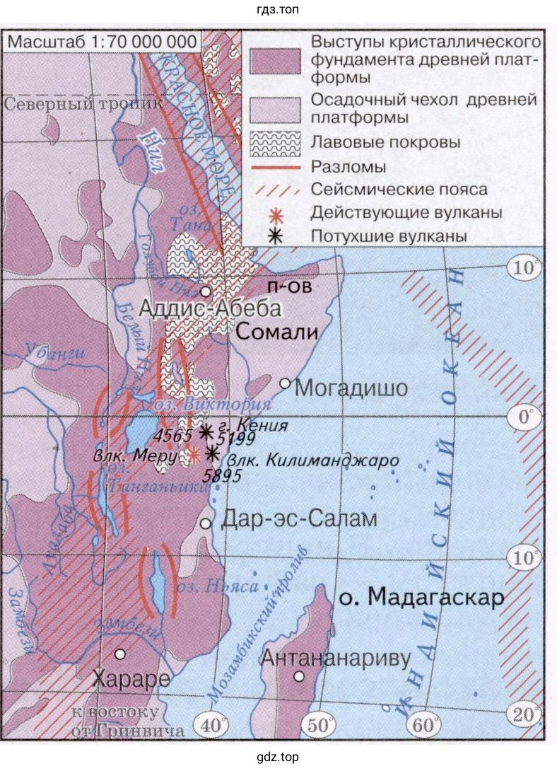 Опасные явления природы Восточно-Африканского разлома