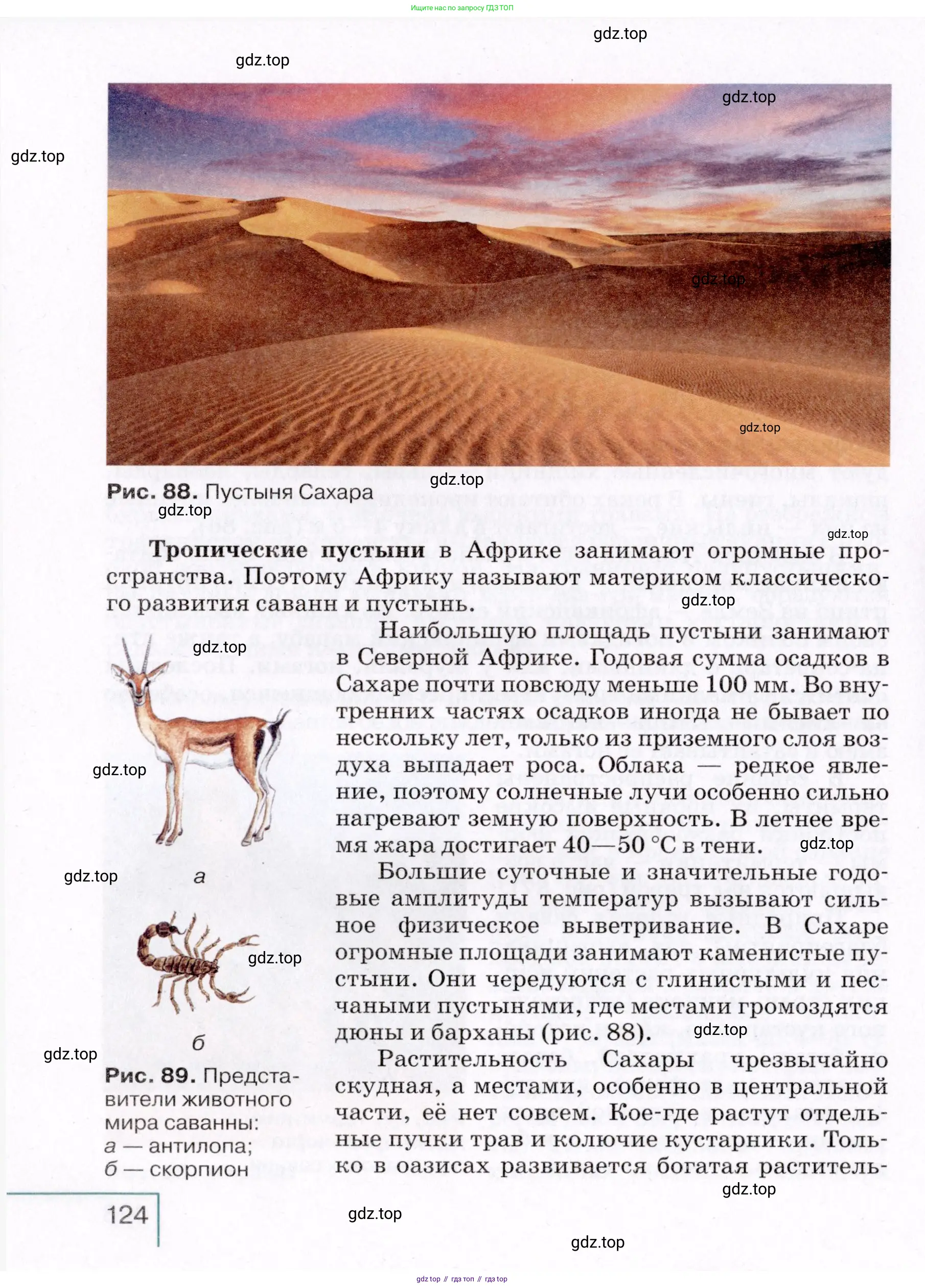 География, 7 класс Учебник, авторы: Коринская Валентина Александровна, Душина Ираида Владимировна, Щенев Владимир Андреевич, издательство Просвещение, Москва, 2022, зелёного цвета, страница 124