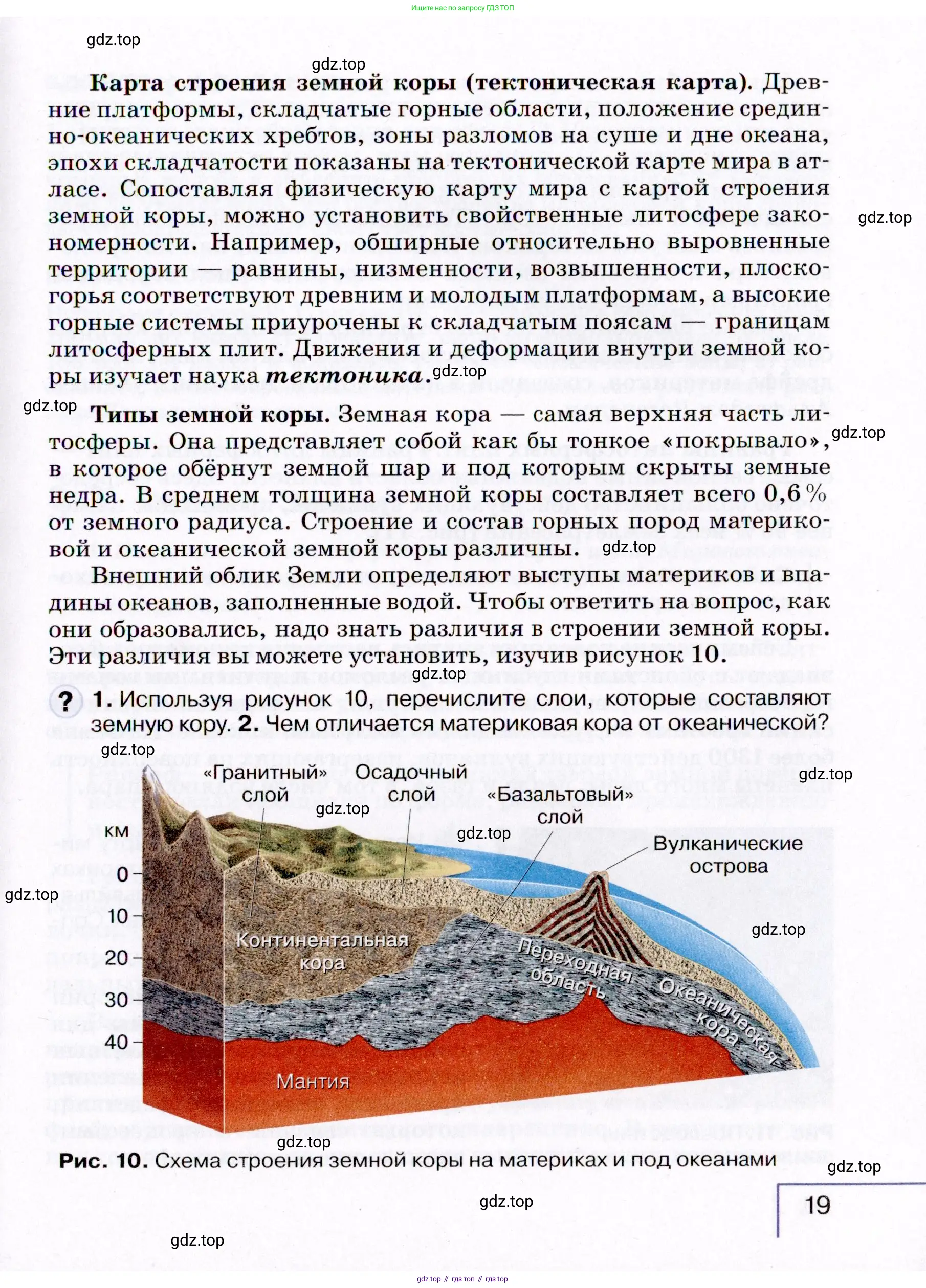 География, 7 класс Учебник, авторы: Коринская Валентина Александровна, Душина Ираида Владимировна, Щенев Владимир Андреевич, издательство Просвещение, Москва, 2022, зелёного цвета, страница 19