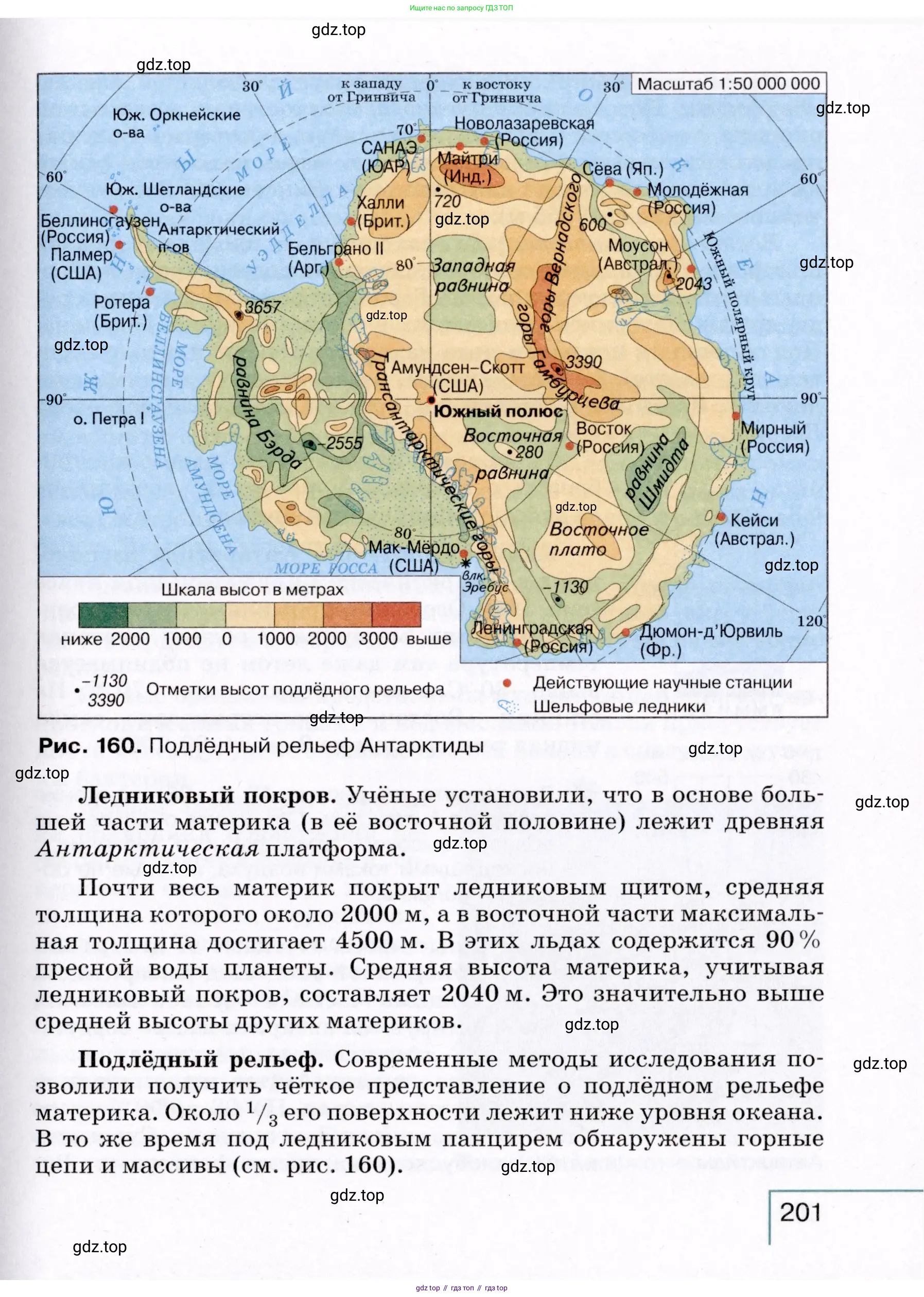 География, 7 класс Учебник, авторы: Коринская Валентина Александровна, Душина Ираида Владимировна, Щенев Владимир Андреевич, издательство Просвещение, Москва, 2022, зелёного цвета, страница 201