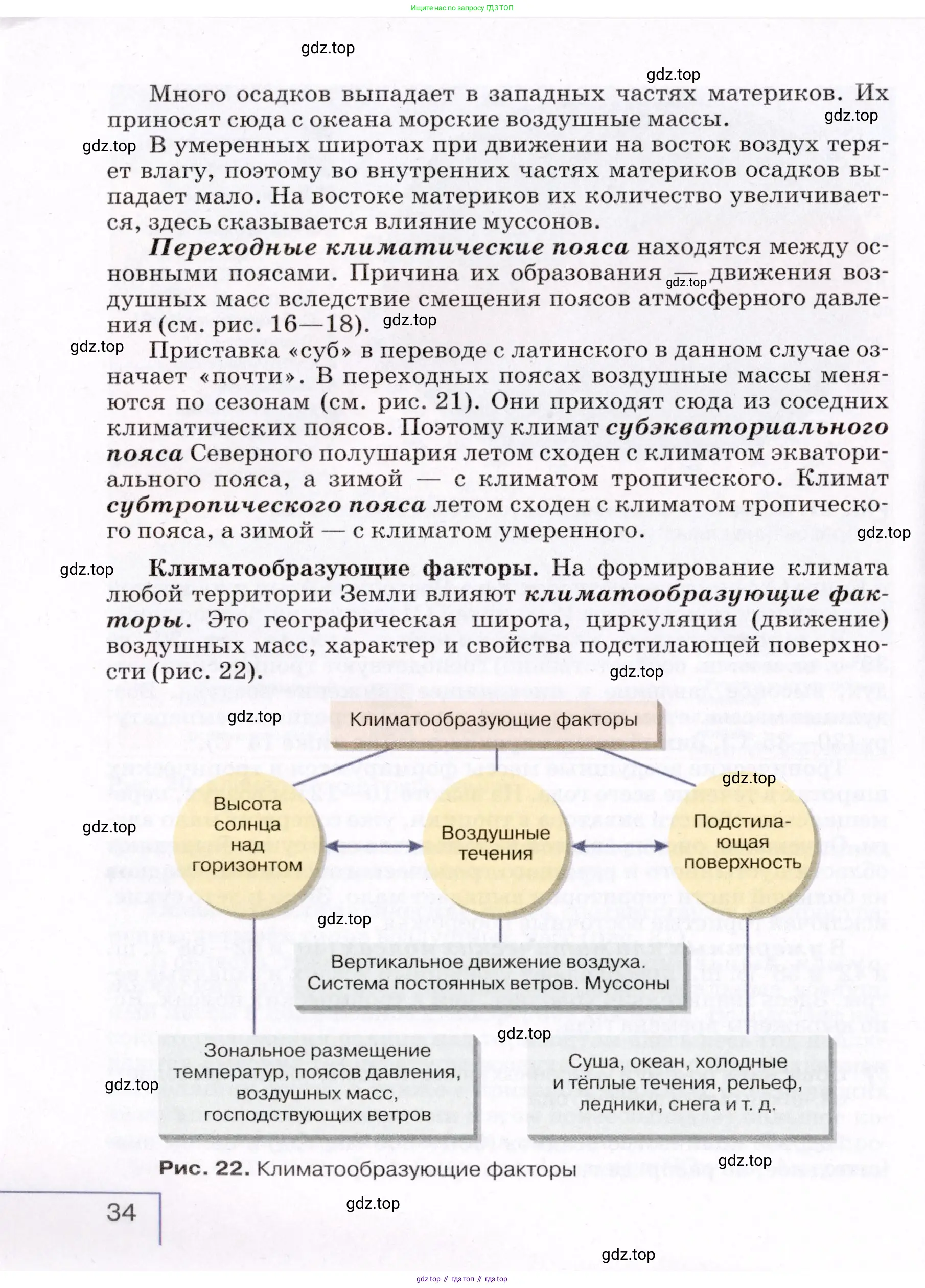 География, 7 класс Учебник, авторы: Коринская Валентина Александровна, Душина Ираида Владимировна, Щенев Владимир Андреевич, издательство Просвещение, Москва, 2022, зелёного цвета, страница 34