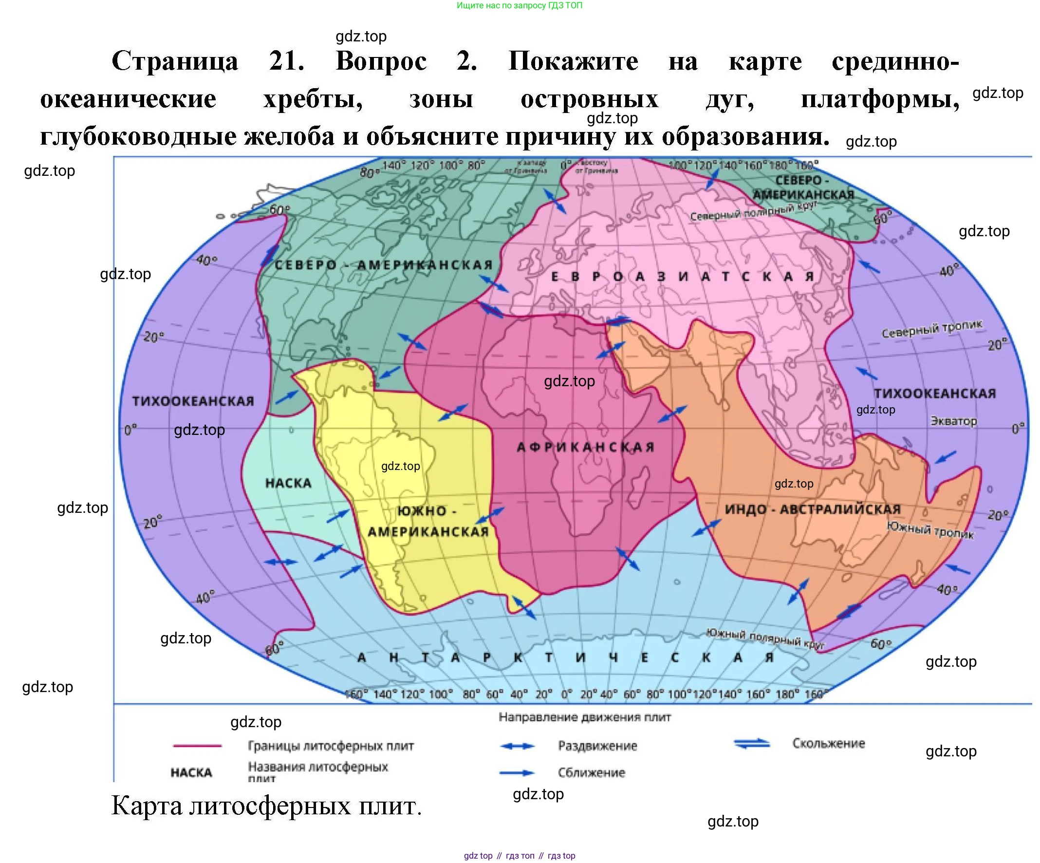 География, 7 класс Учебник, авторы: Коринская Валентина Александровна, Душина Ираида Владимировна, Щенев Владимир Андреевич, издательство Просвещение, Москва, 2022, зелёного цвета, страница 21, номер 2, Решение