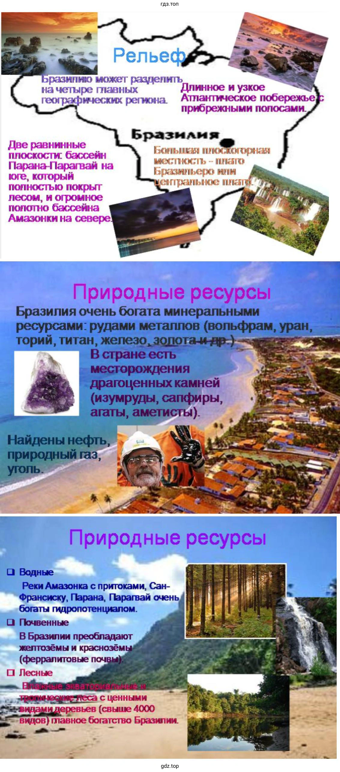 Презентация об одной из стран материка Бразилия