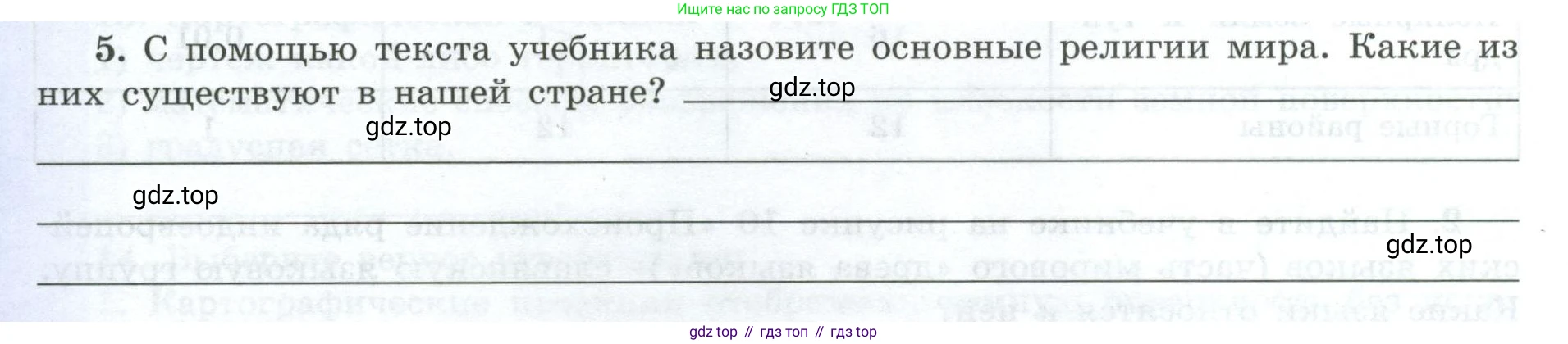 География, 7 класс Мой тренажёр, автор: Николина Вера Викторовна, издательство Просвещение, Москва, 2023, жёлтого цвета, страница 8, номер 5, Условие