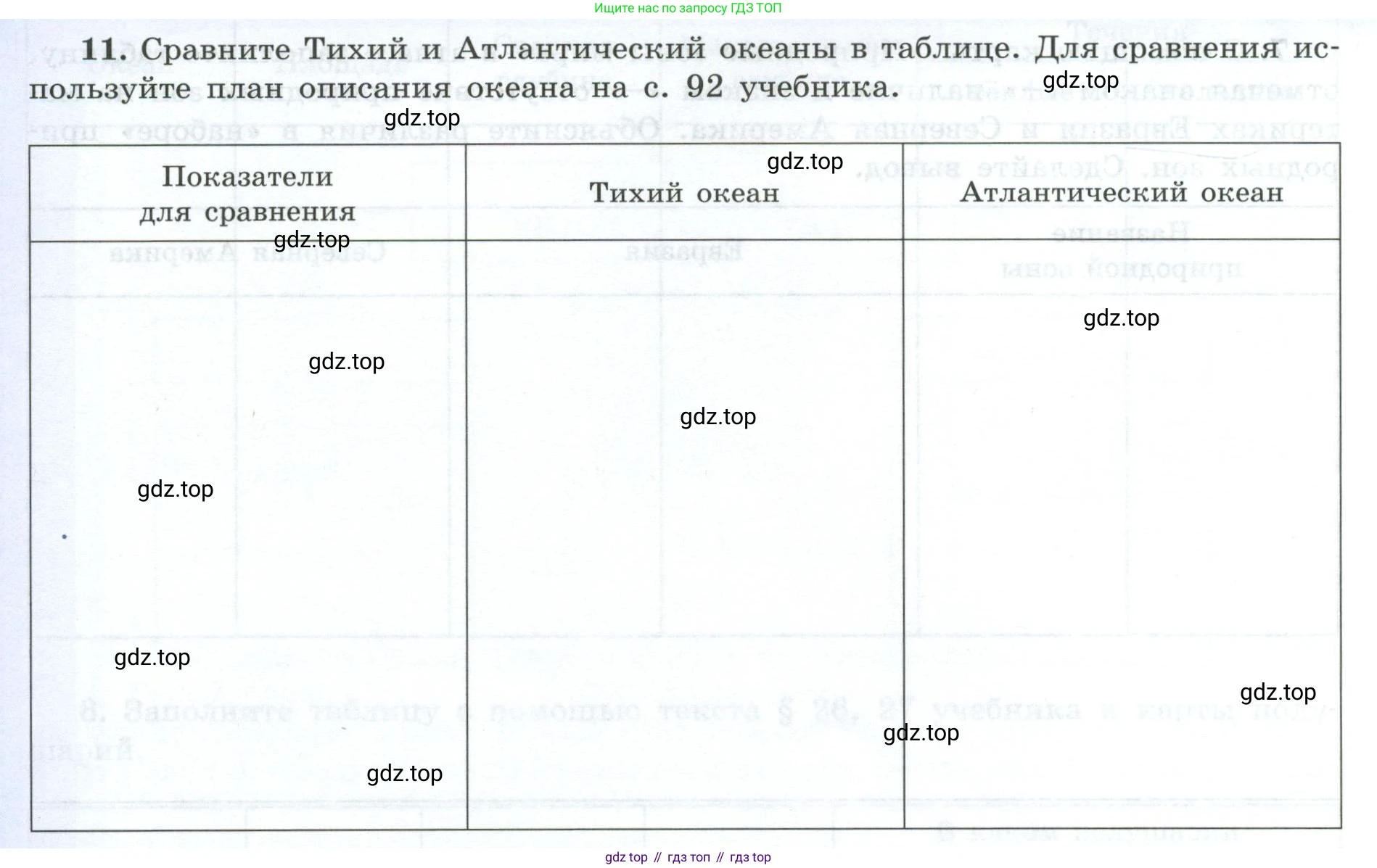 ГДЗ География, 7 класс Мой тренажёр, автор: Николина Вера Викторовна, издательство Просвещение, Москва, 2023, жёлтого цвета, страница 24, номер 11, Условие