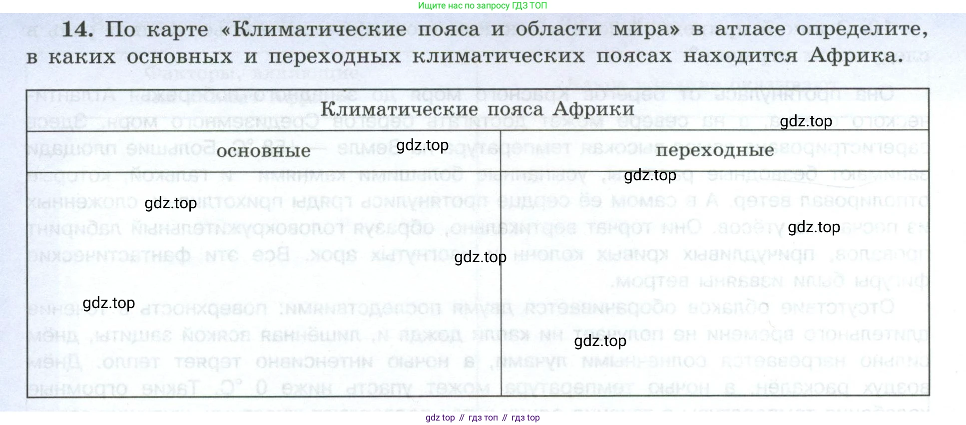 География, 7 класс Мой тренажёр, автор: Николина Вера Викторовна, издательство Просвещение, Москва, 2023, жёлтого цвета, страница 32, номер 14, Условие