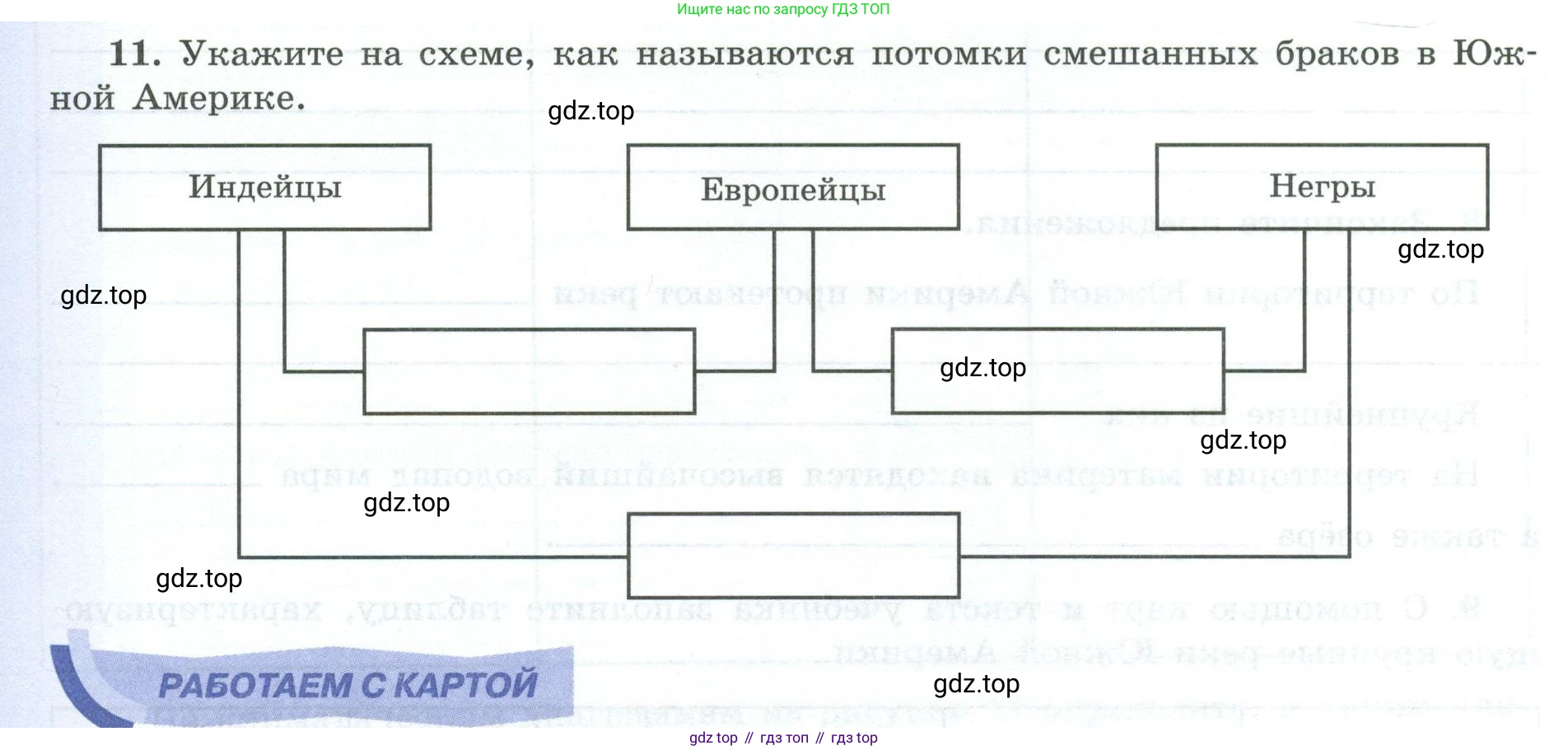 География, 7 класс Мой тренажёр, автор: Николина Вера Викторовна, издательство Просвещение, Москва, 2023, жёлтого цвета, страница 50, номер 11, Условие