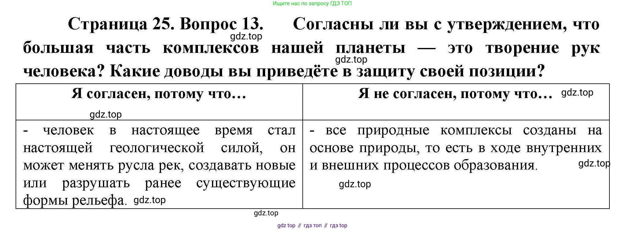 География, 7 класс Мой тренажёр, автор: Николина Вера Викторовна, издательство Просвещение, Москва, 2023, жёлтого цвета, страница 25, номер 13, Решение