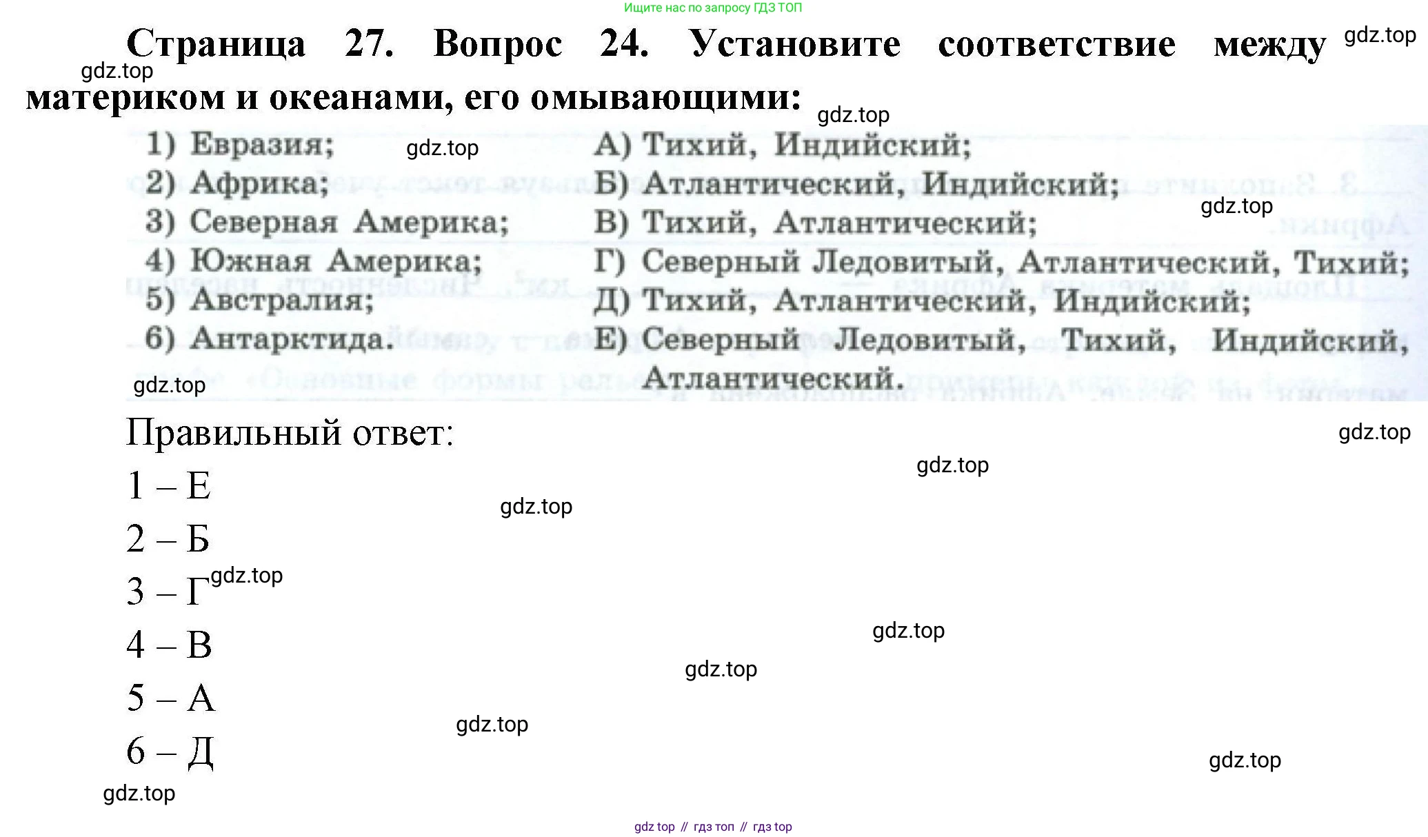 География, 7 класс Мой тренажёр, автор: Николина Вера Викторовна, издательство Просвещение, Москва, 2023, жёлтого цвета, страница 27, номер 24, Решение