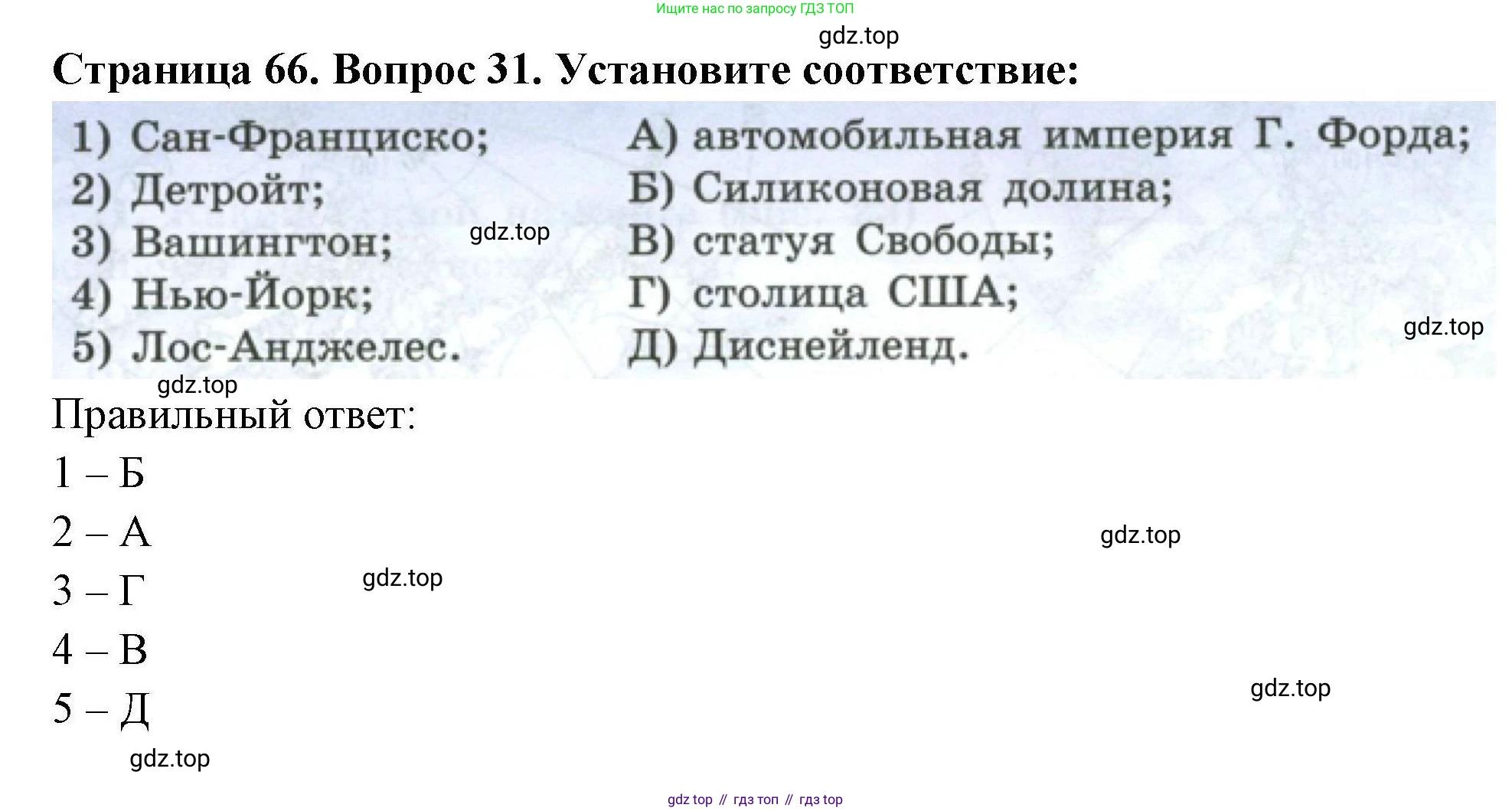 География, 7 класс Мой тренажёр, автор: Николина Вера Викторовна, издательство Просвещение, Москва, 2023, жёлтого цвета, страница 66, номер 31, Решение