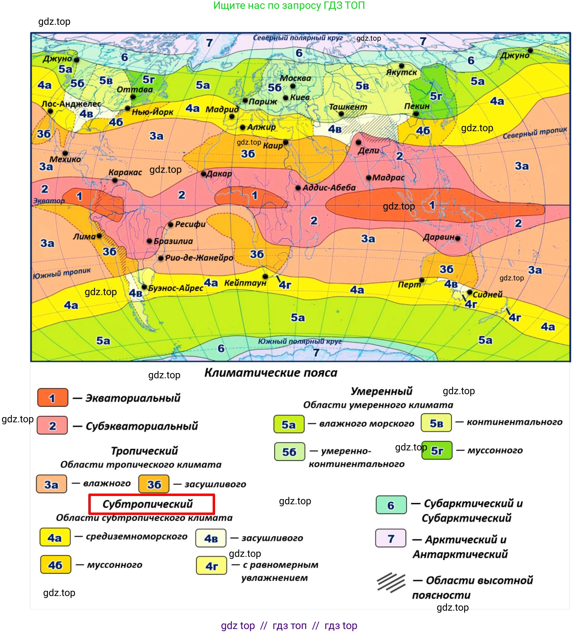 География, 7 класс Мой тренажёр, автор: Николина Вера Викторовна, издательство Просвещение, Москва, 2023, жёлтого цвета, страница 19, номер 37, Решение 2 (продолжение 3)