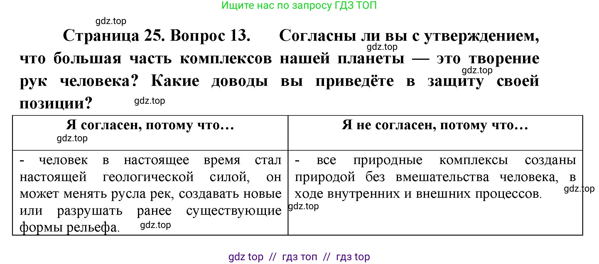 География, 7 класс Мой тренажёр, автор: Николина Вера Викторовна, издательство Просвещение, Москва, 2023, жёлтого цвета, страница 25, номер 13, Решение 2