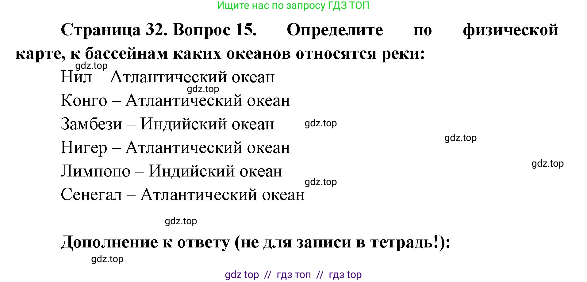 География, 7 класс Мой тренажёр, автор: Николина Вера Викторовна, издательство Просвещение, Москва, 2023, жёлтого цвета, страница 32, номер 15, Решение 2