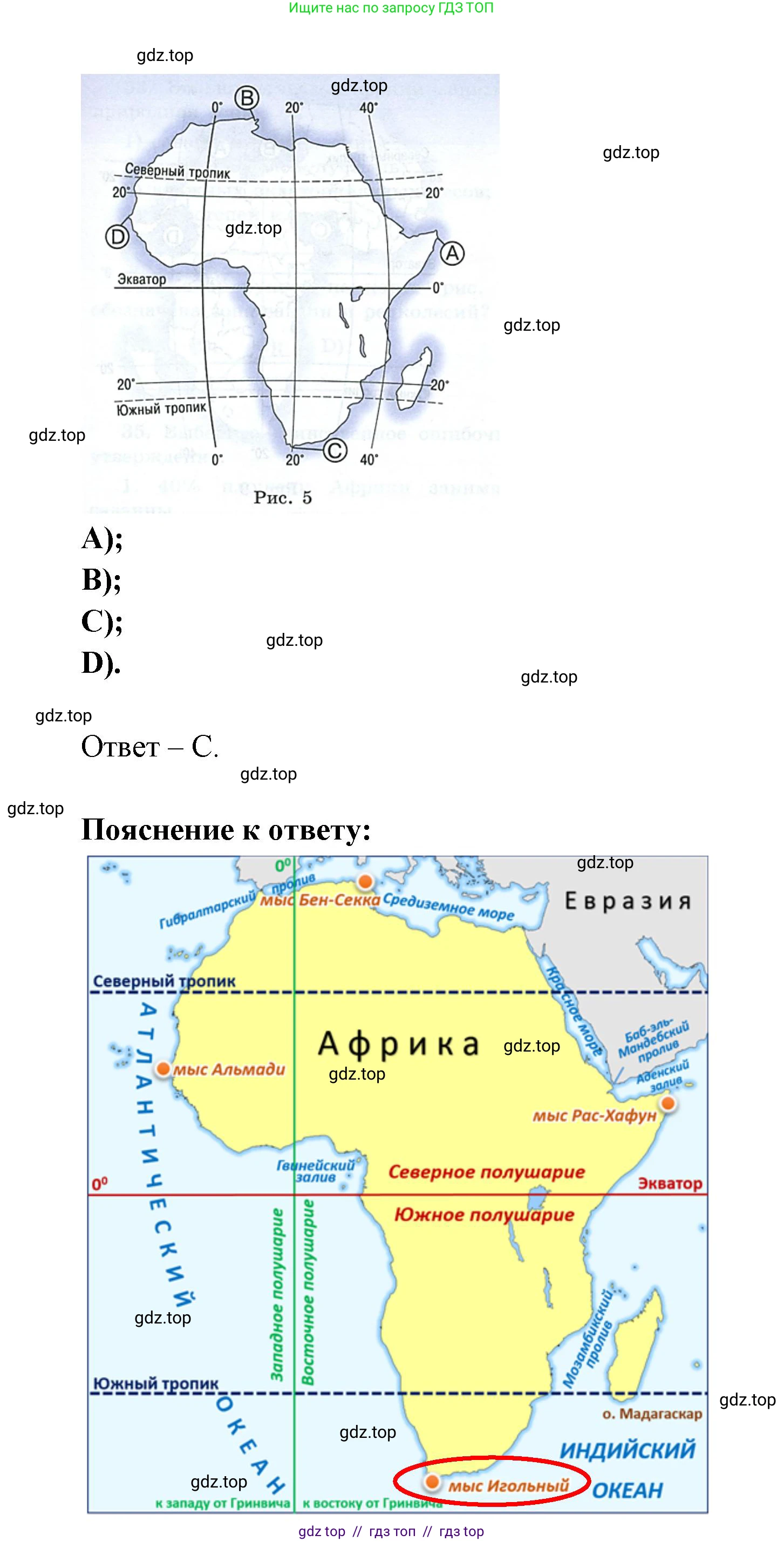 География, 7 класс Мой тренажёр, автор: Николина Вера Викторовна, издательство Просвещение, Москва, 2023, жёлтого цвета, страница 34, номер 21, Решение 2 (продолжение 2)