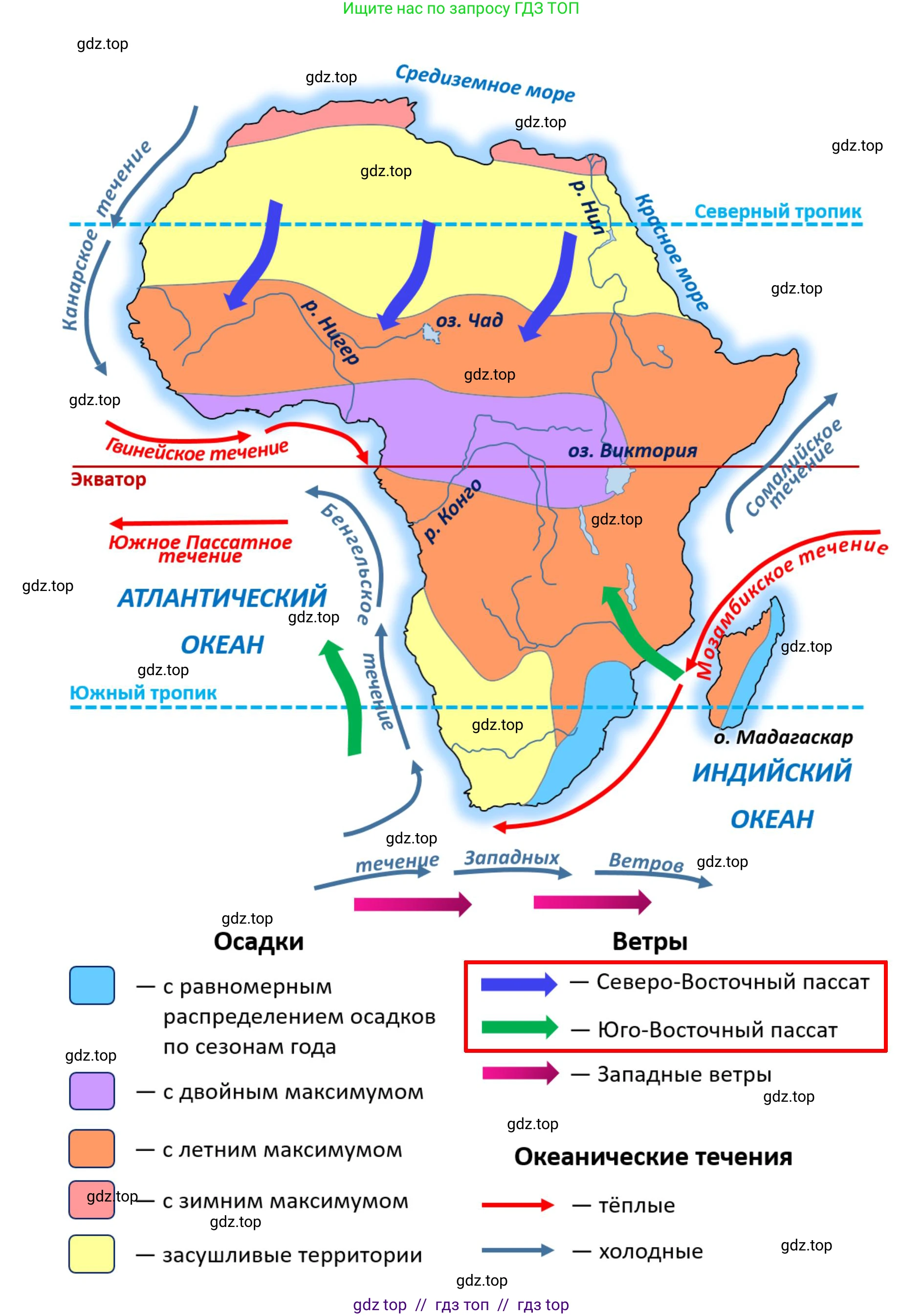 География, 7 класс Мой тренажёр, автор: Николина Вера Викторовна, издательство Просвещение, Москва, 2023, жёлтого цвета, страница 34, номер 23, Решение 2 (продолжение 2)