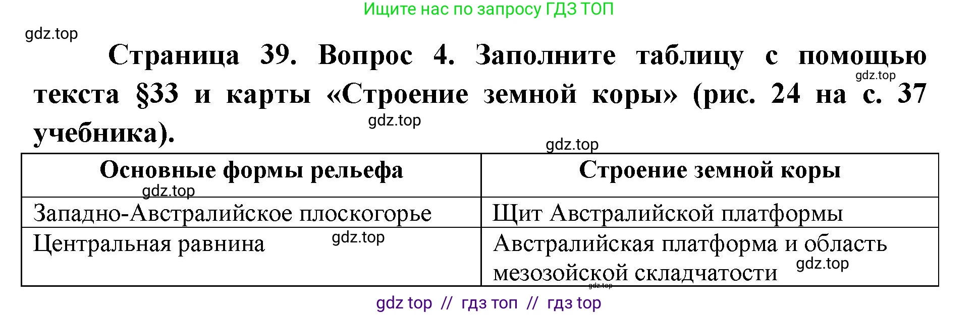 География, 7 класс Мой тренажёр, автор: Николина Вера Викторовна, издательство Просвещение, Москва, 2023, жёлтого цвета, страница 39, номер 4, Решение 2