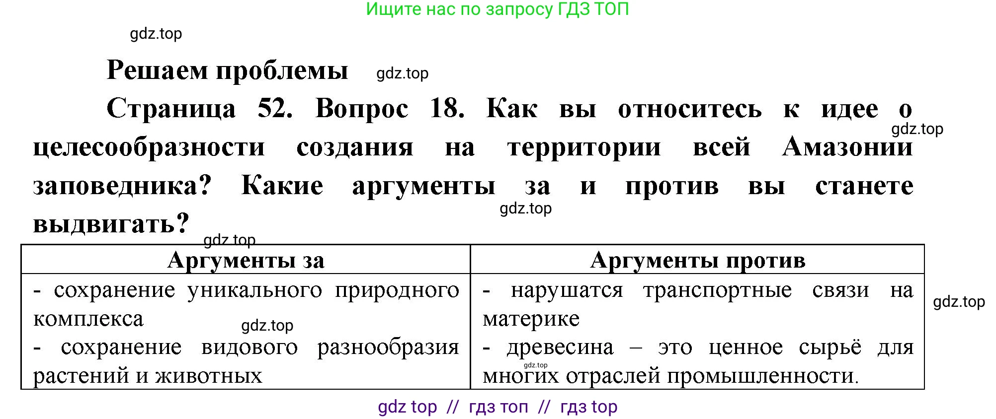 География, 7 класс Мой тренажёр, автор: Николина Вера Викторовна, издательство Просвещение, Москва, 2023, жёлтого цвета, страница 52, номер 18, Решение 2