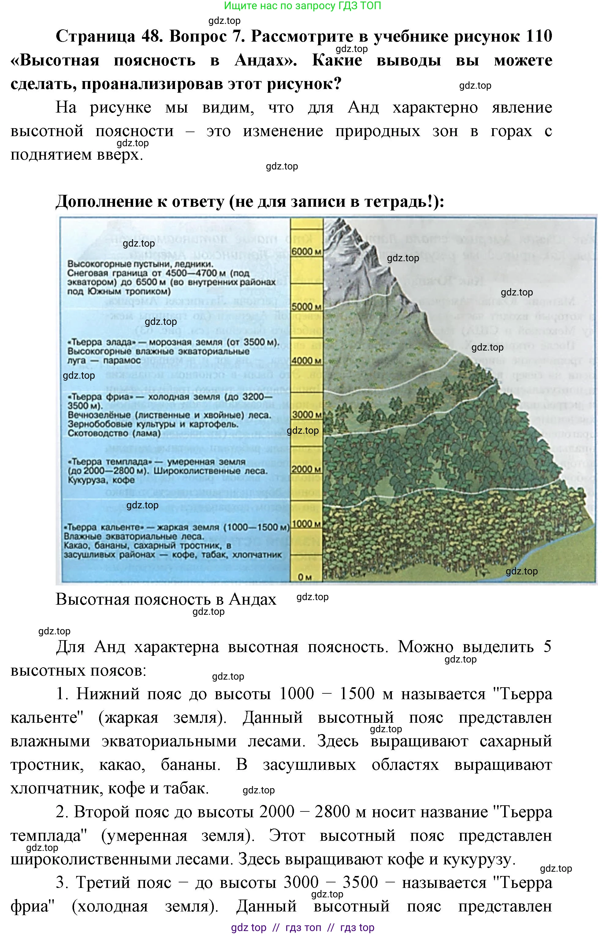 География, 7 класс Мой тренажёр, автор: Николина Вера Викторовна, издательство Просвещение, Москва, 2023, жёлтого цвета, страница 48, номер 7, Решение 2