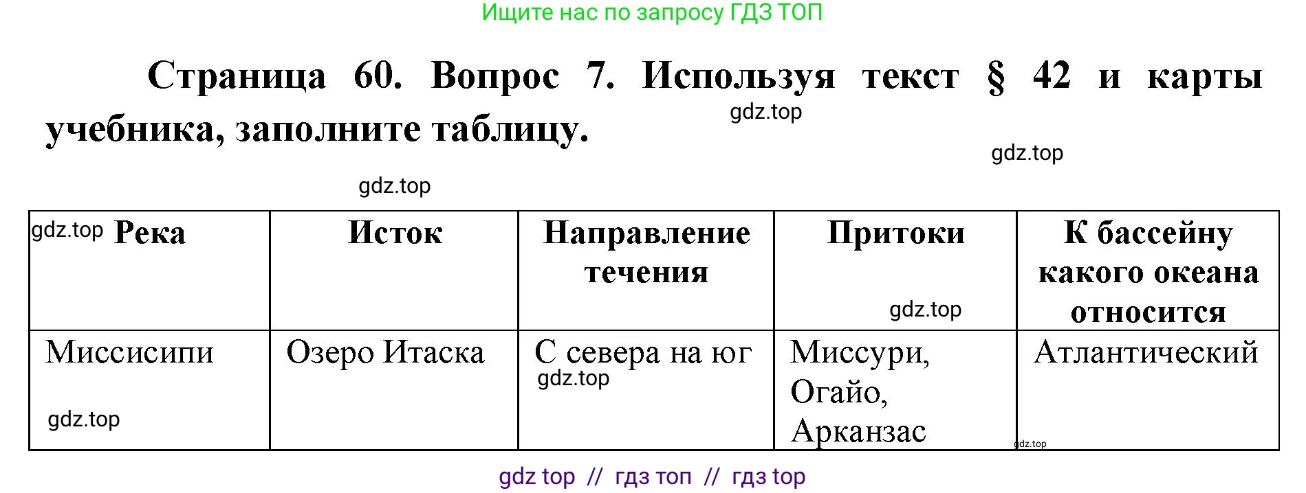 География, 7 класс Мой тренажёр, автор: Николина Вера Викторовна, издательство Просвещение, Москва, 2023, жёлтого цвета, страница 60, номер 7, Решение 2