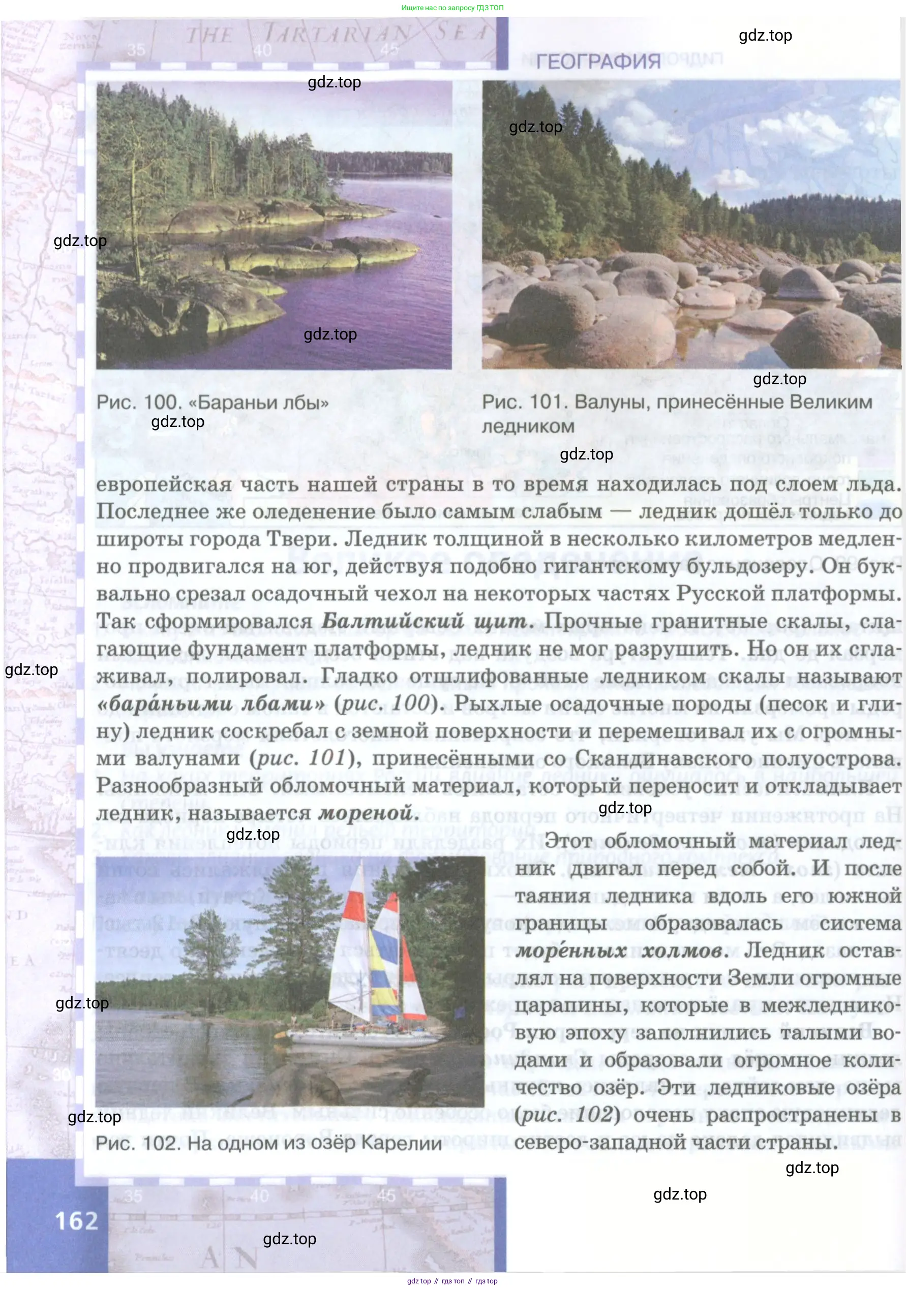 География, 8 класс Учебник, авторы: Домогацких Евгений Михайлович, Алексеевский Николай Иванович, издательство Русское слово, Москва, жёлтого цвета, страница 162
