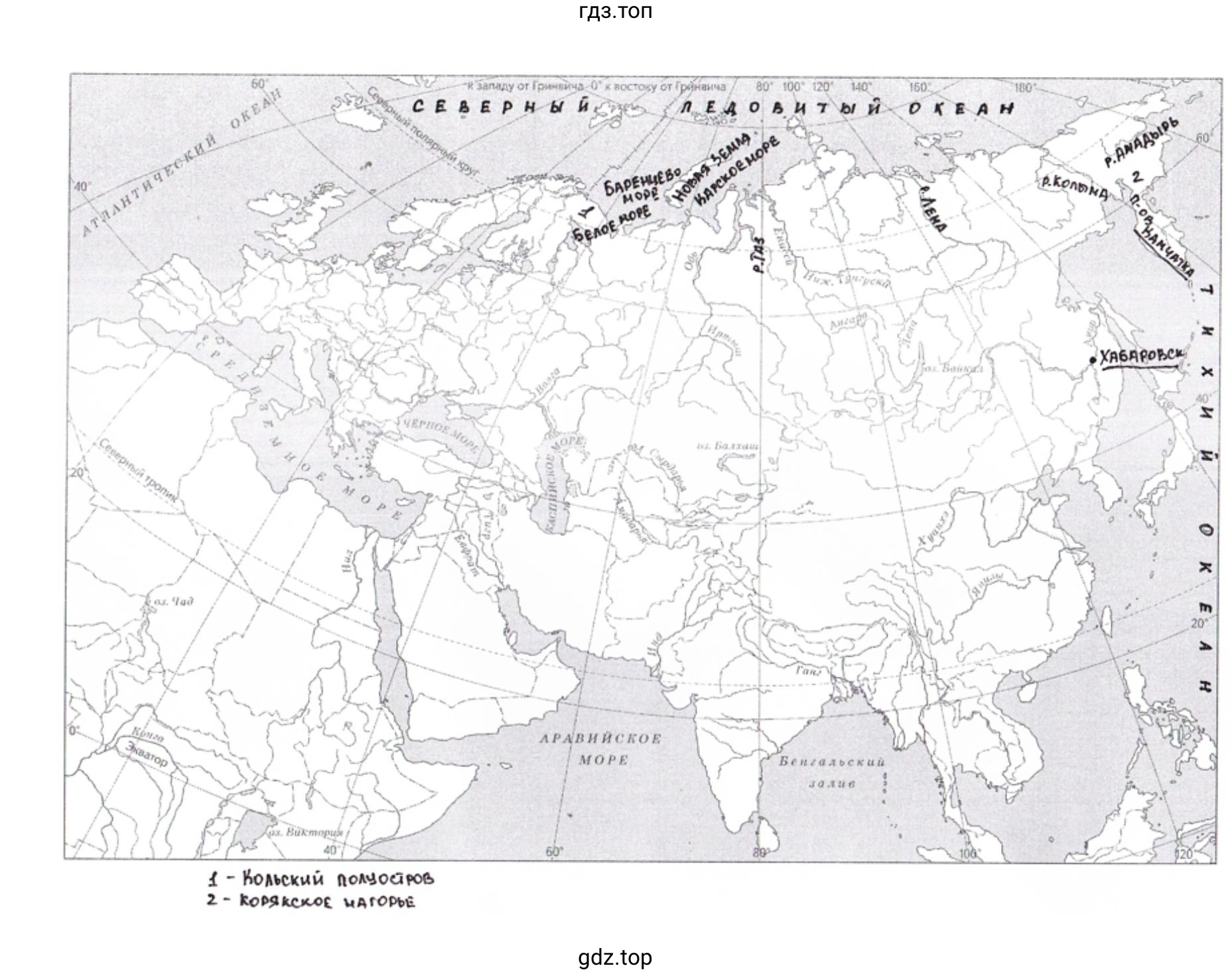 Контурная карта