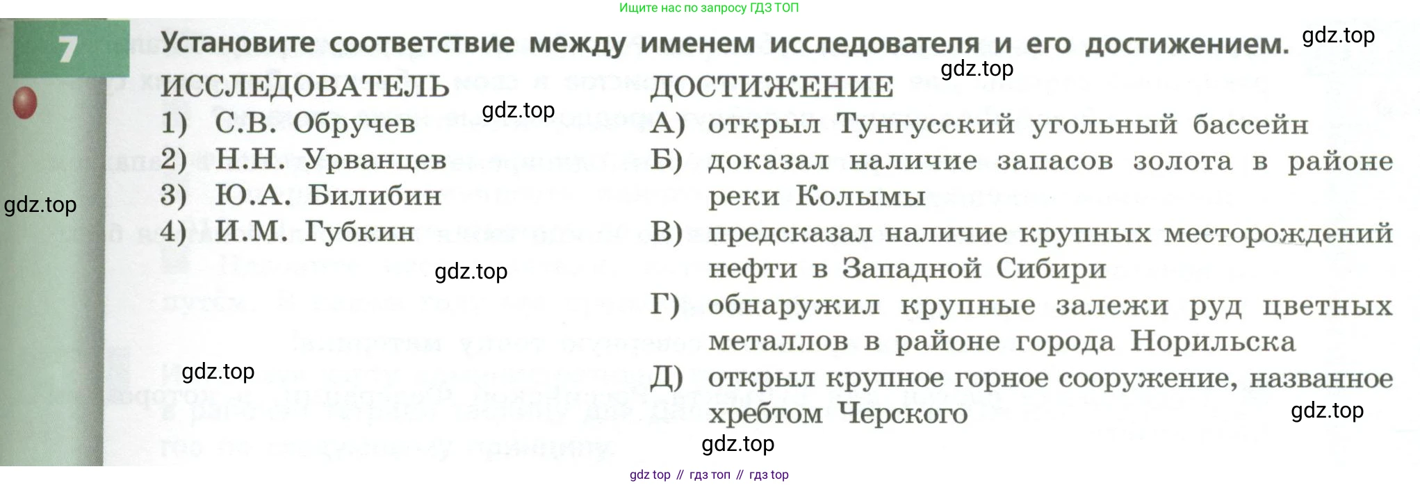 География, 8 класс Учебник, авторы: Дронов Виктор Павлович, Савельева Людмила Евгеньевна, издательство Просвещение, Москва, 2023, бирюзового цвета, страница 33, номер 7, Условие