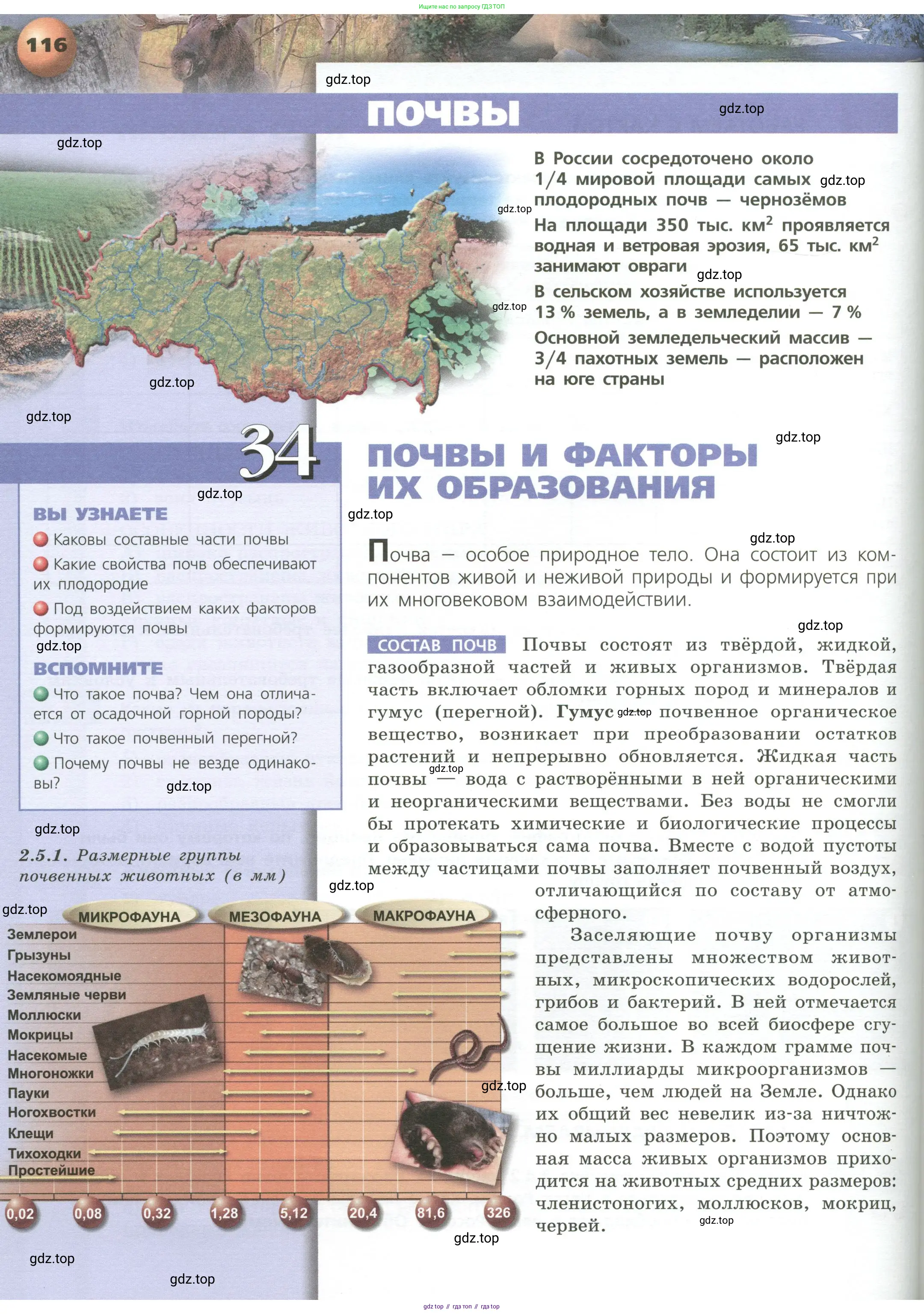 География, 8 класс Учебник, авторы: Дронов Виктор Павлович, Савельева Людмила Евгеньевна, издательство Просвещение, Москва, 2023, бирюзового цвета, страница 116