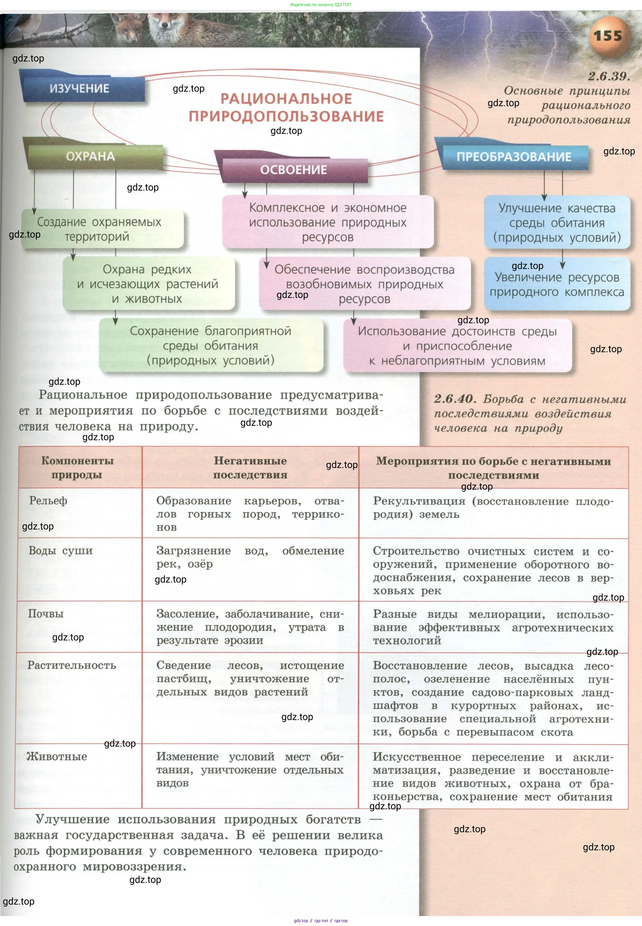 География, 8 класс Учебник, авторы: Дронов Виктор Павлович, Савельева Людмила Евгеньевна, издательство Просвещение, Москва, 2023, бирюзового цвета, страница 155