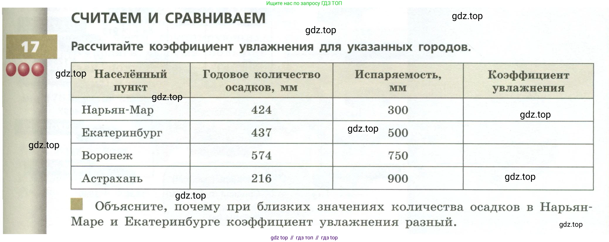 География, 8 класс Учебник, авторы: Дронов Виктор Павлович, Савельева Людмила Евгеньевна, издательство Просвещение, Москва, 2023, бирюзового цвета, страница 85, номер 17, Условие