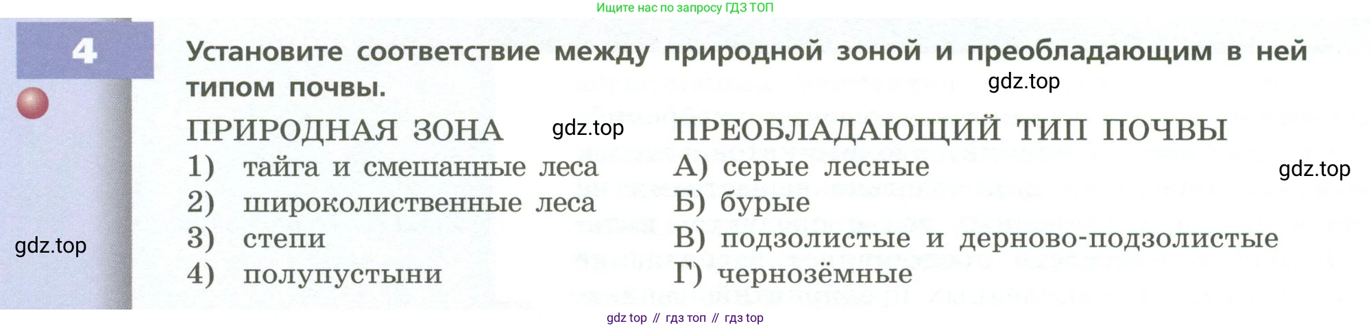 География, 8 класс Учебник, авторы: Дронов Виктор Павлович, Савельева Людмила Евгеньевна, издательство Просвещение, Москва, 2023, бирюзового цвета, страница 126, номер 4, Условие