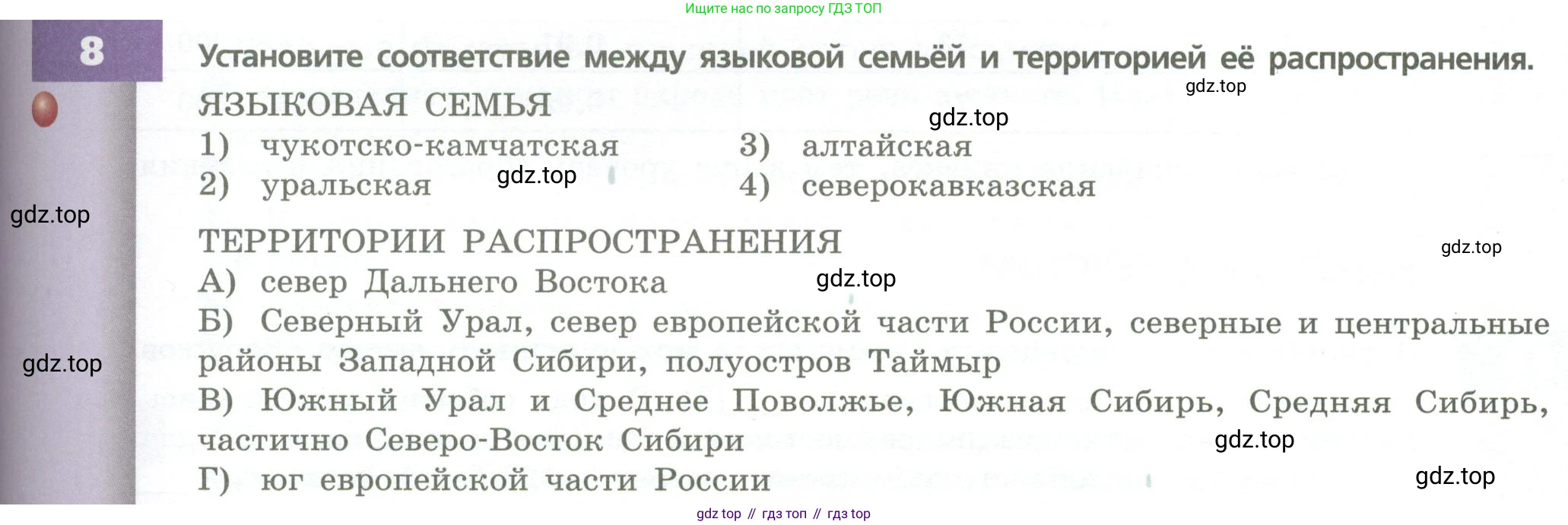 География, 8 класс Учебник, авторы: Дронов Виктор Павлович, Савельева Людмила Евгеньевна, издательство Просвещение, Москва, 2023, бирюзового цвета, страница 197, номер 8, Условие