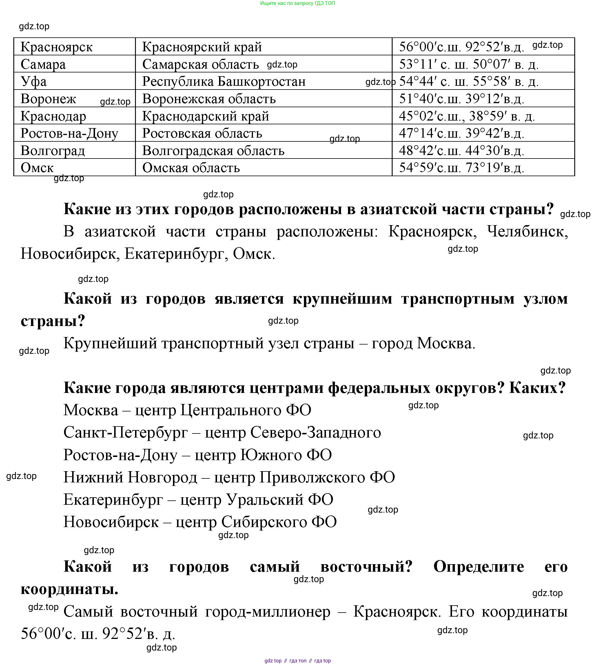 География, 8 класс Учебник, авторы: Дронов Виктор Павлович, Савельева Людмила Евгеньевна, издательство Просвещение, Москва, 2023, бирюзового цвета, страница 198, номер 18, Решение (продолжение 2)