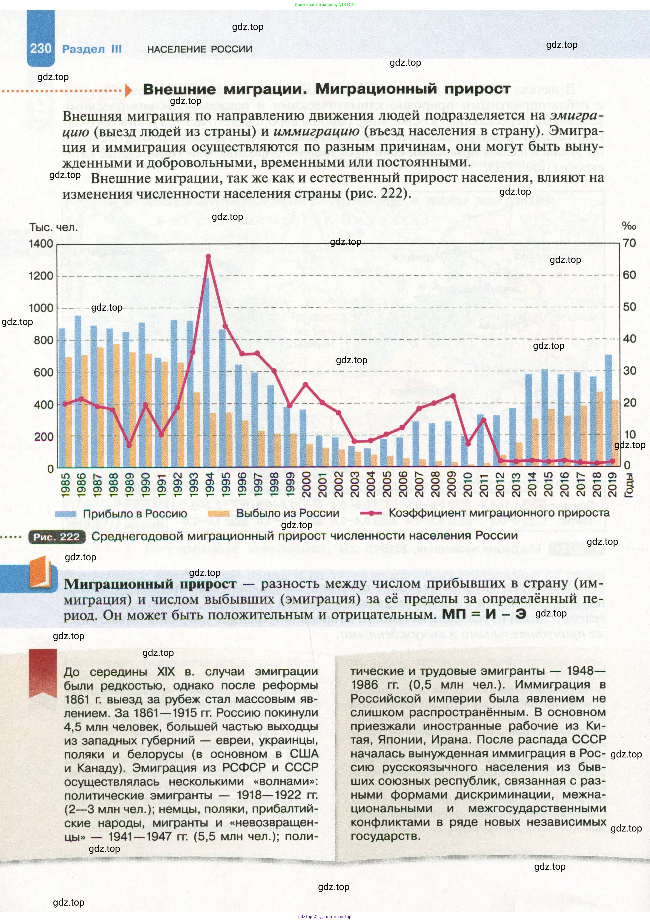 География, 8 класс Учебник, авторы: Пятунин Владимир Борисович, Таможняя Елена Александровна, издательство Просвещение, Москва, 2021, оранжевого цвета, страница 230