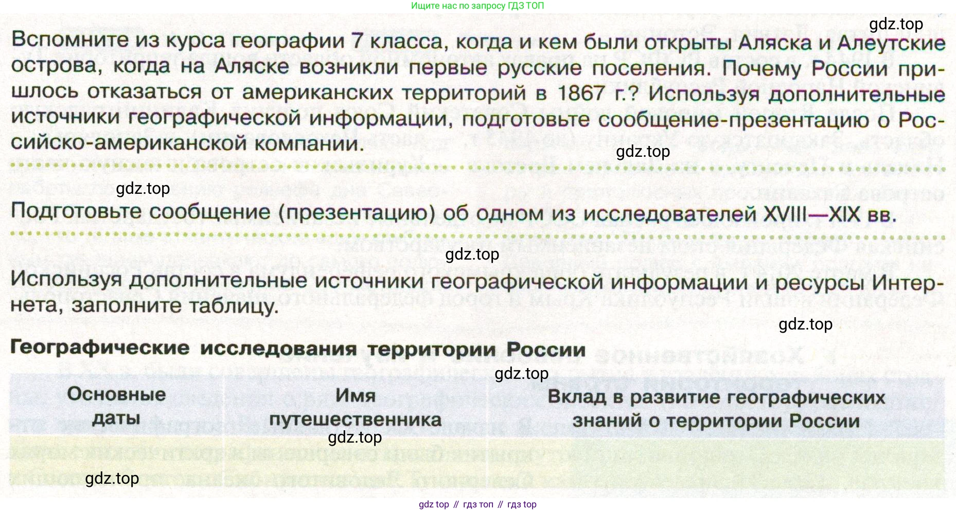 ГДЗ География, 8 класс Учебник, авторы: Пятунин Владимир Борисович, Таможняя Елена Александровна, издательство Просвещение, Москва, 2021, оранжевого цвета, страница 45, Условие