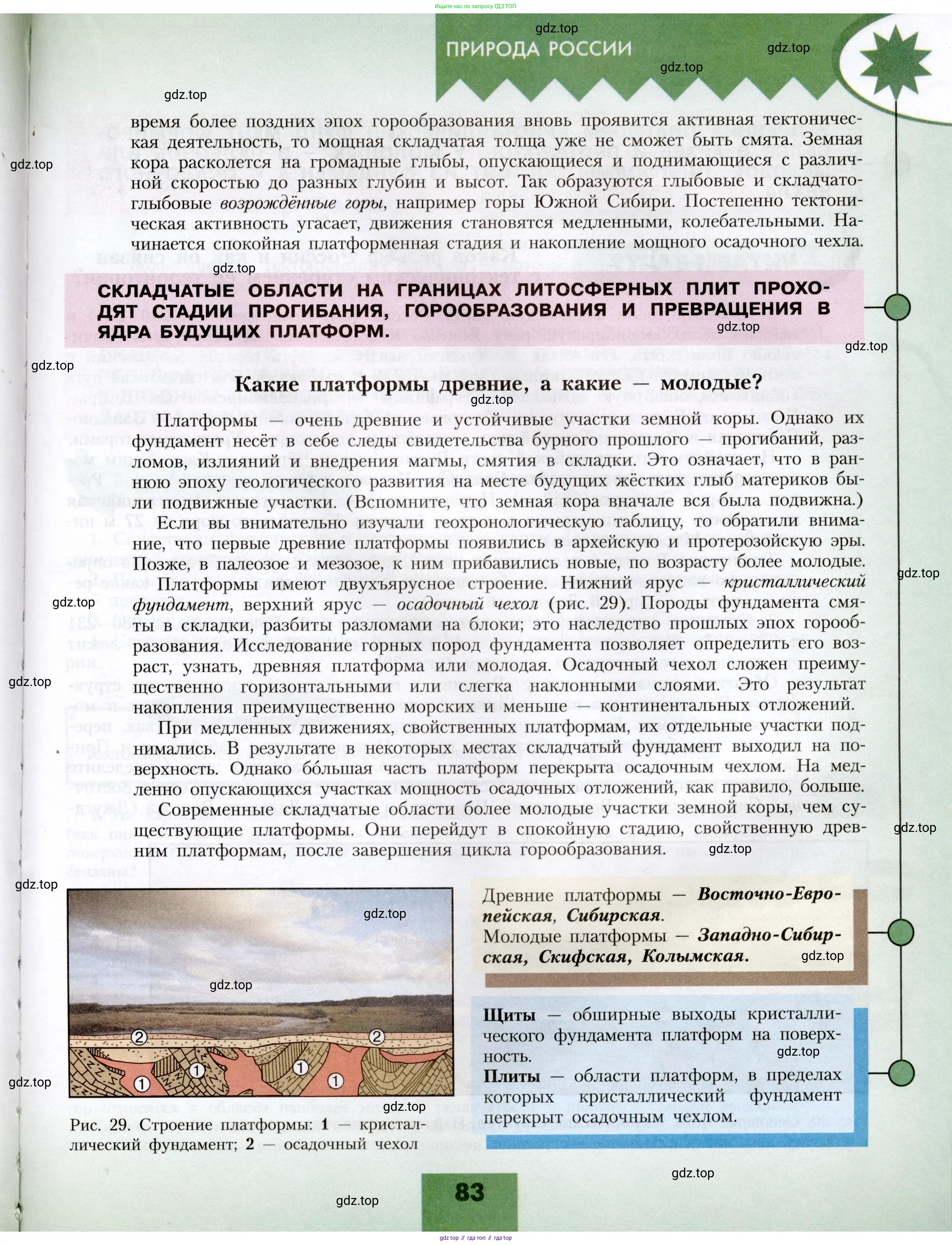 География, 8 класс Учебник, авторы: Алексеев Александр Иванович, Николина Вера Викторовна, Липкина Елена Карловна, Болысов Сергей Иванович, Кузнецова Галина Юрьевна, издательство Просвещение, Москва, 2023, жёлтого цвета, страница 83