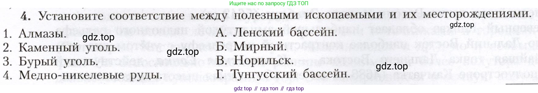 География, 8 класс Учебник, авторы: Алексеев Александр Иванович, Николина Вера Викторовна, Липкина Елена Карловна, Болысов Сергей Иванович, Кузнецова Галина Юрьевна, издательство Просвещение, Москва, 2023, жёлтого цвета, страница 205, номер 4, Условие
