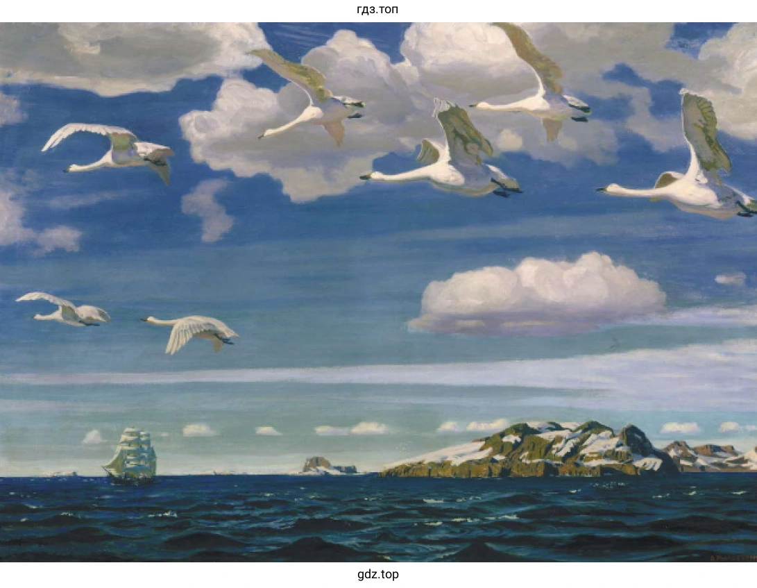 Рисунок 3. Картина. Аркадий Рылов, «В голубам просторе».