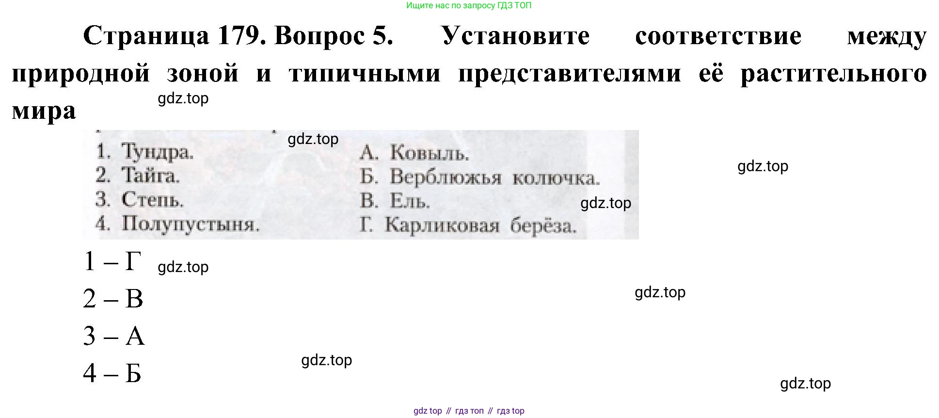 География, 8 класс Учебник, авторы: Алексеев Александр Иванович, Николина Вера Викторовна, Липкина Елена Карловна, Болысов Сергей Иванович, Кузнецова Галина Юрьевна, издательство Просвещение, Москва, 2023, жёлтого цвета, страница 179, номер 5, Решение